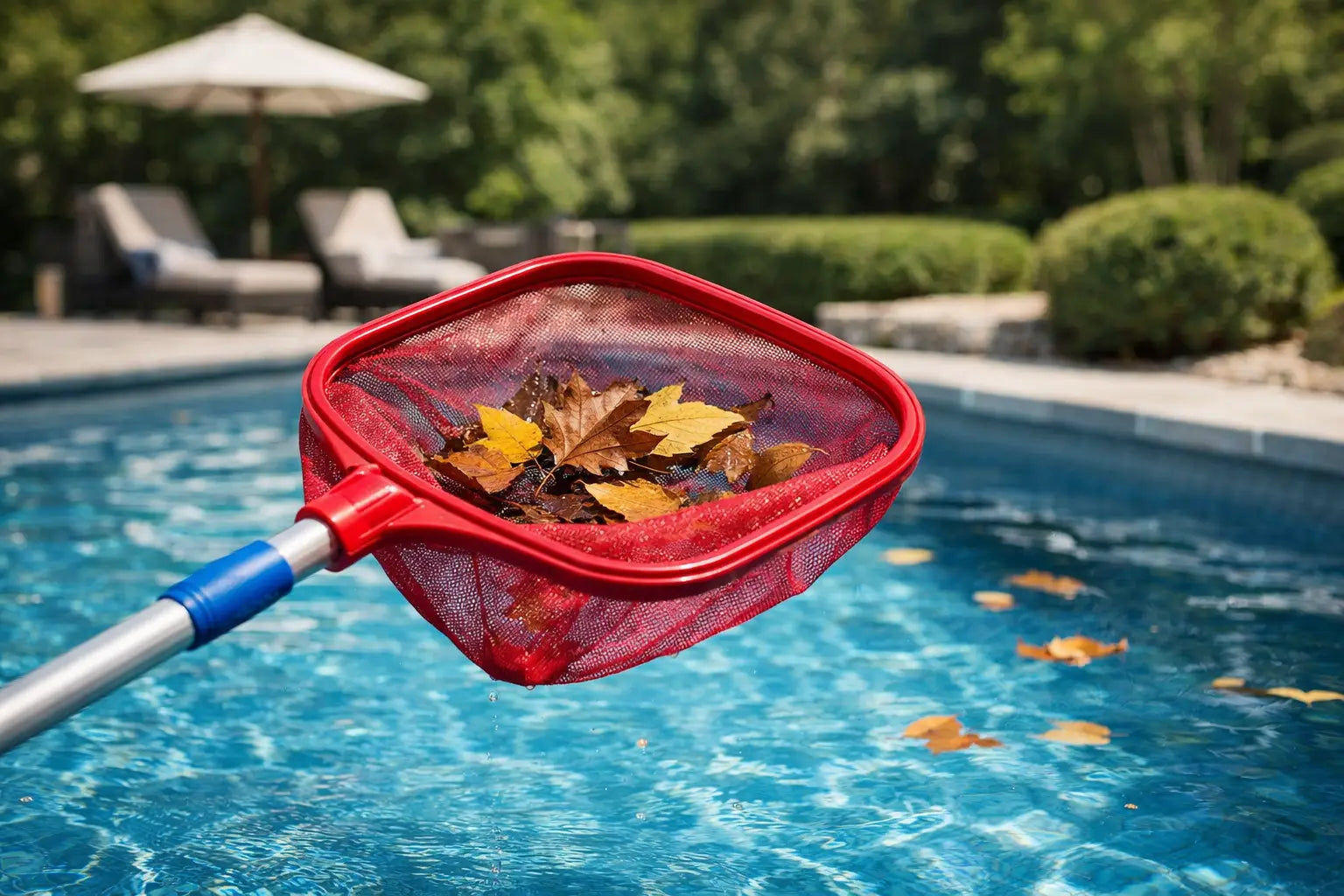 Red atrapa hojas para piscina: elige la adecuada