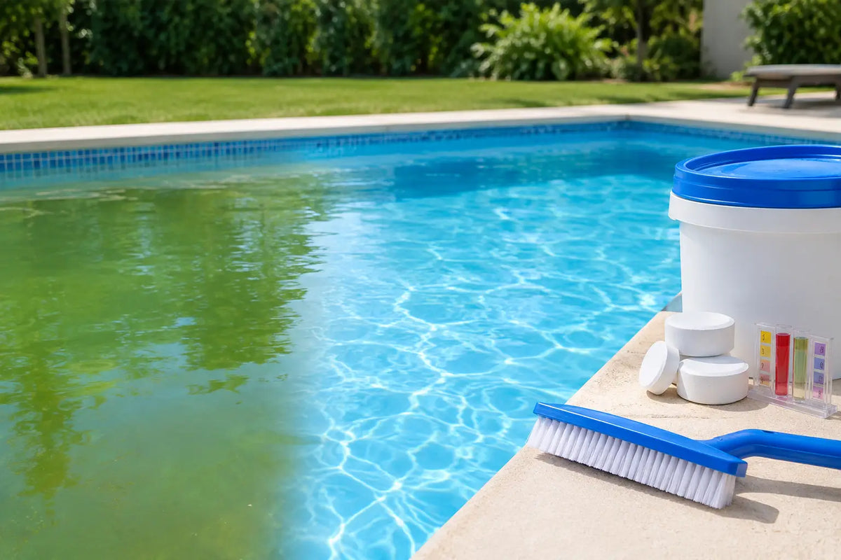 Caso piscina verde: cómo recuperar el agua clara