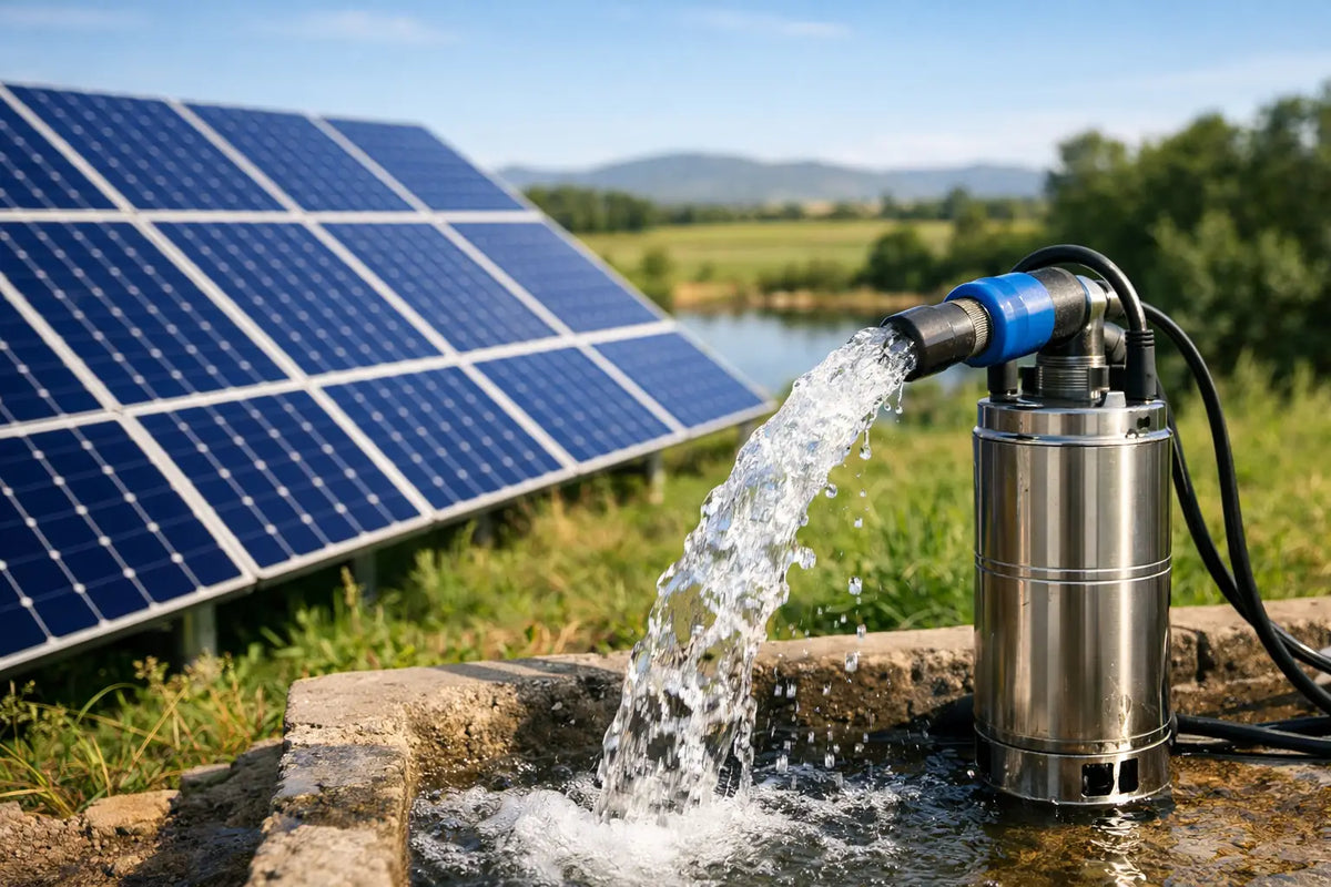 Cómo elegir una bomba solar de agua eficiente