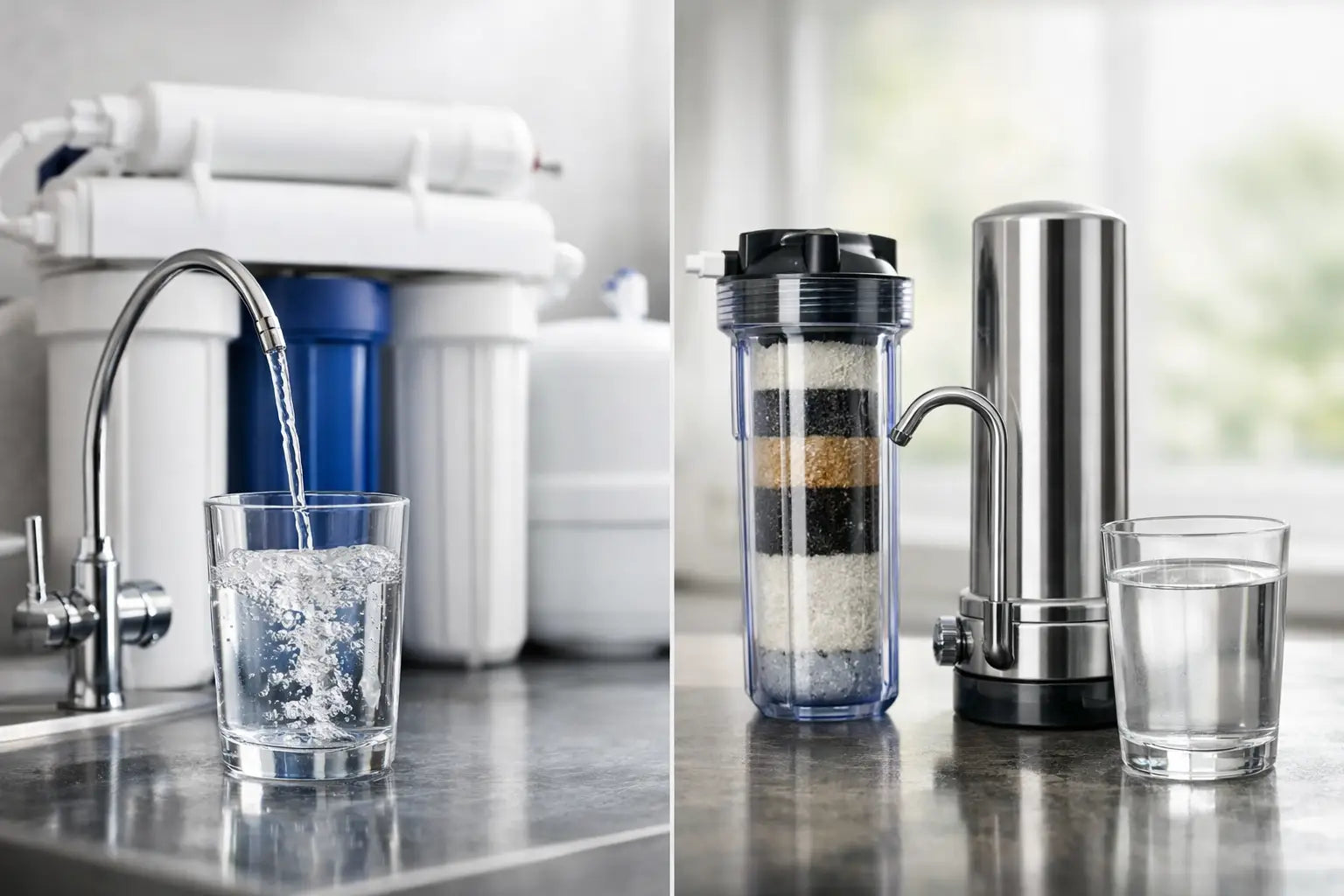 Ósmosis o filtración: qué sistema necesita tu agua