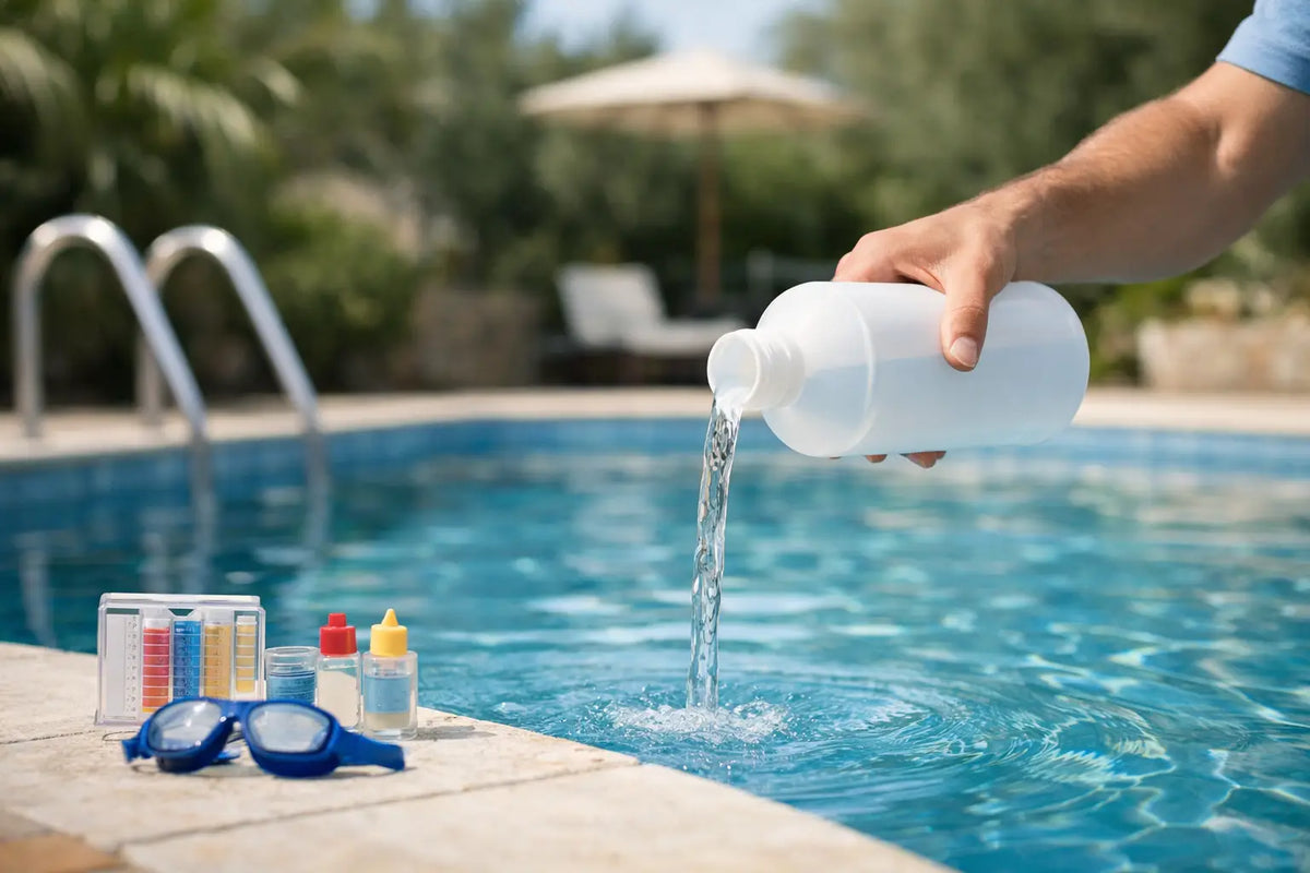 Cómo aplicar clarificador correctamente en piscina