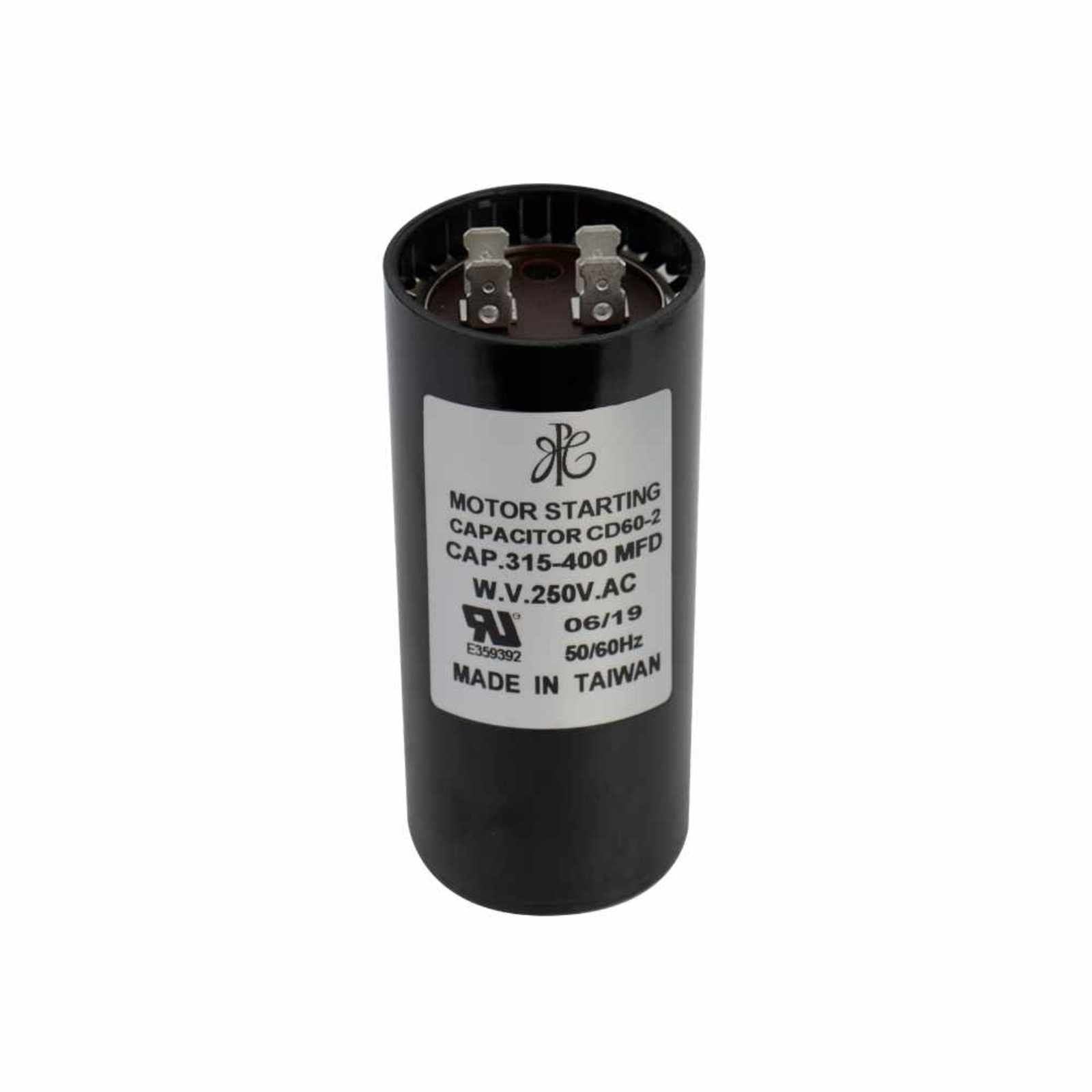 Capacitor de arranque 400MF, 250V, para la caja de control AQUA PAK de 5 HP modelo CCQA 5230. Modelo: 007-001-D-110