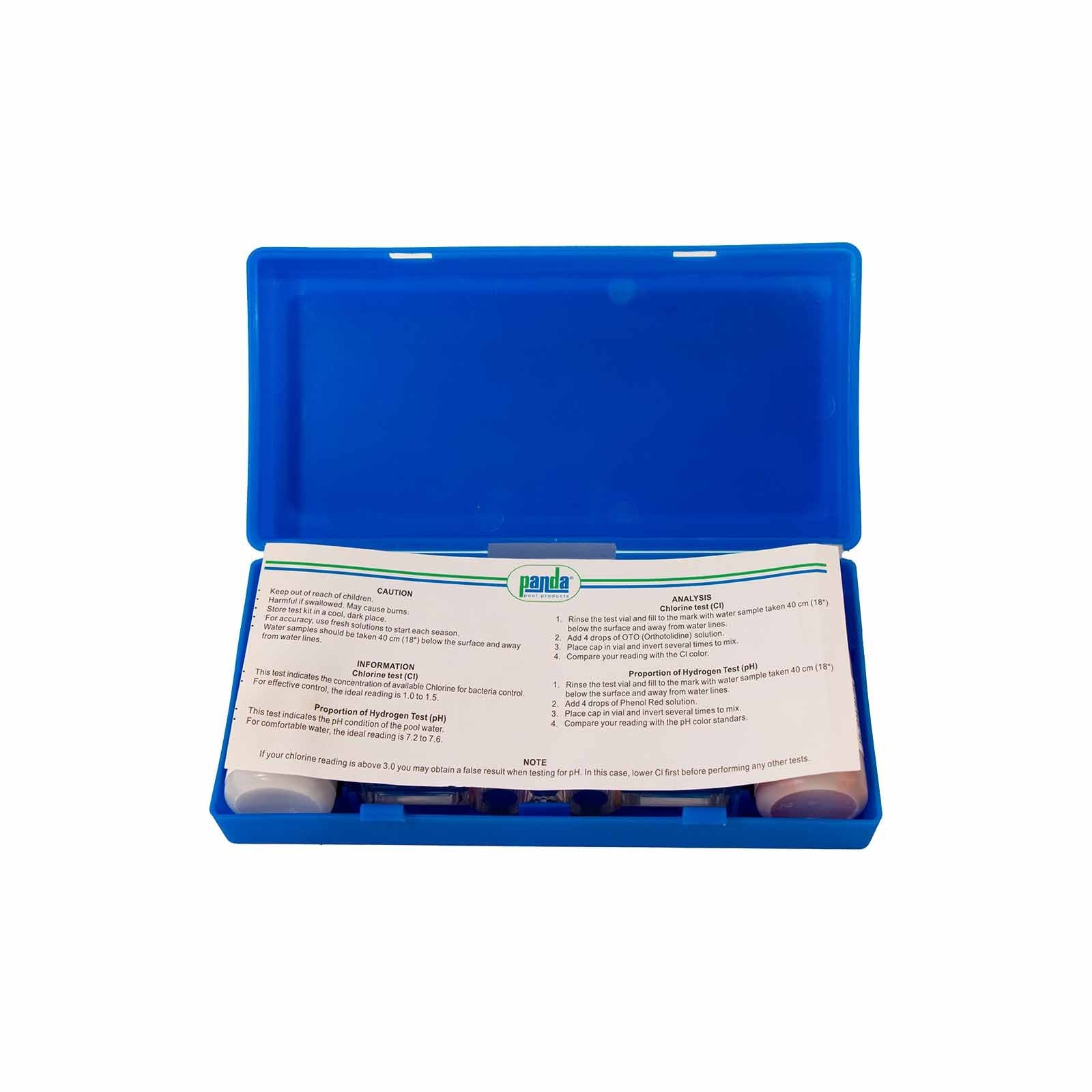 Kit analizador de cloro y pH. Modelo: 012-003-A-001