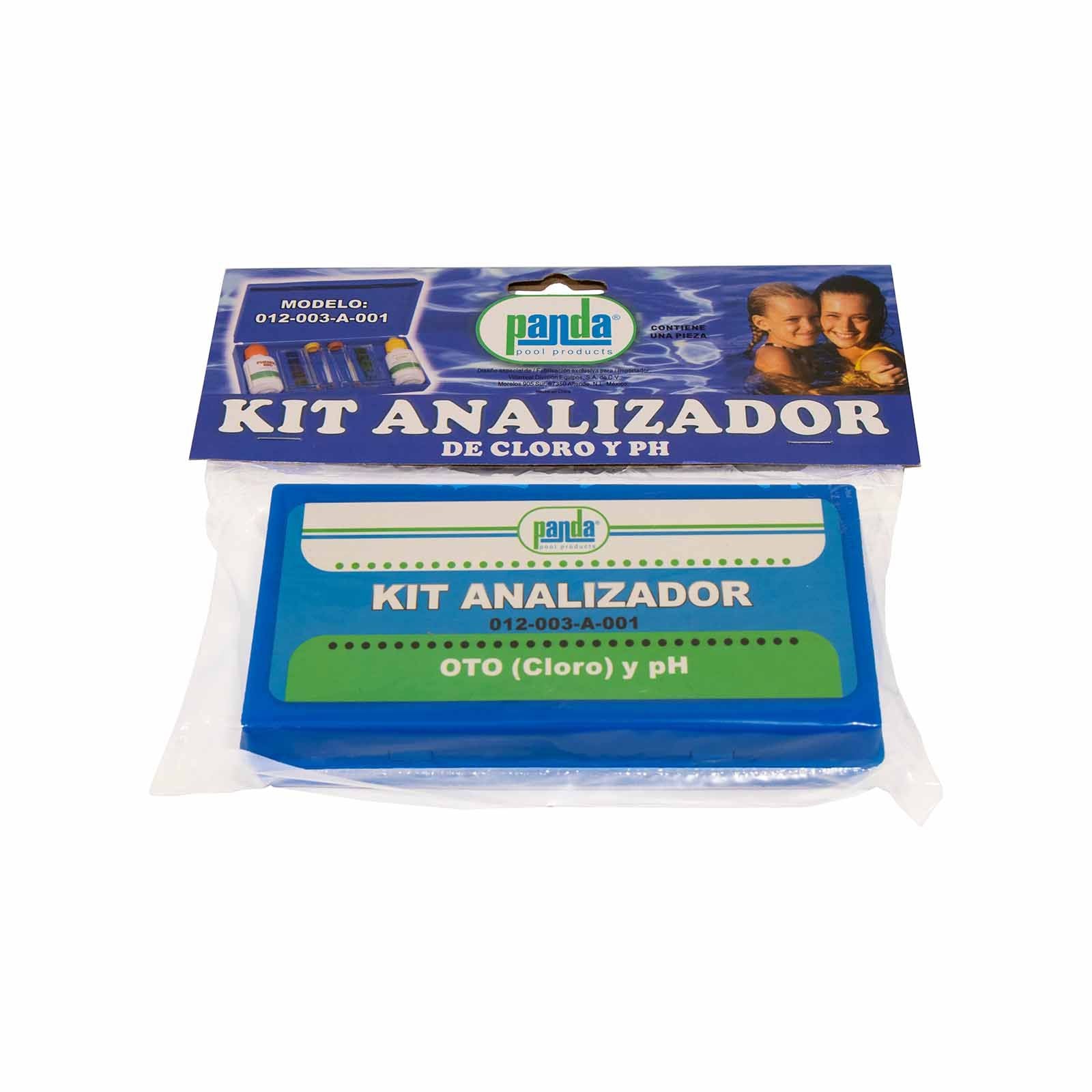 Kit analizador de cloro y pH. Modelo: 012-003-A-001