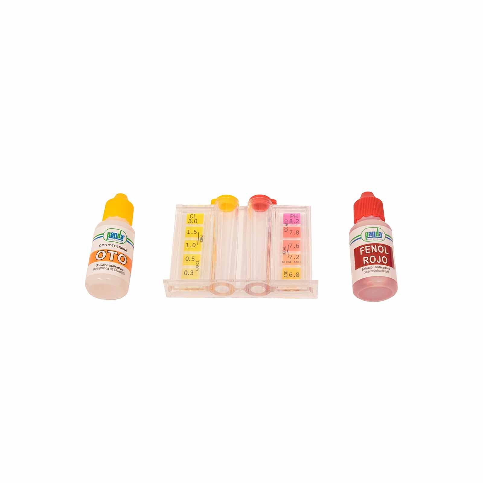 Kit analizador de cloro y pH. Modelo: 012-003-A-001