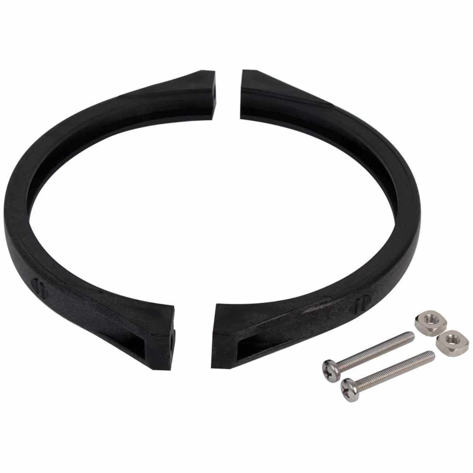 Abrazadera en pvc para válvula del filtro de plástico PANDA de 16", 19" y 24". Modelo: 012-007-D-015