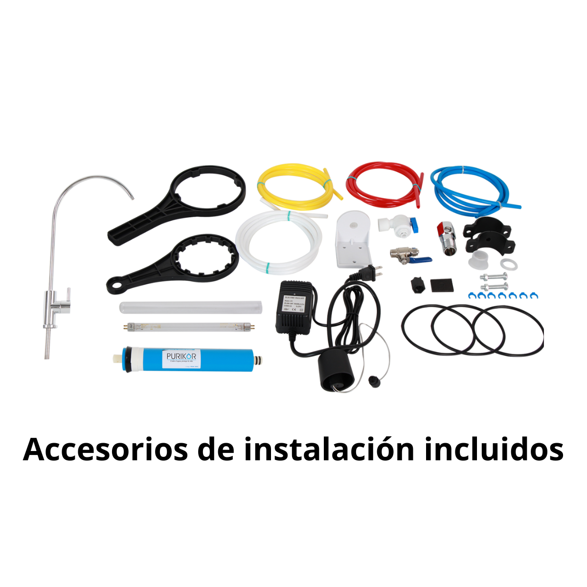 Sistema de Ósmosis Inversa Purikor PKRO100-6UVPM - 100 GPD con luz UV