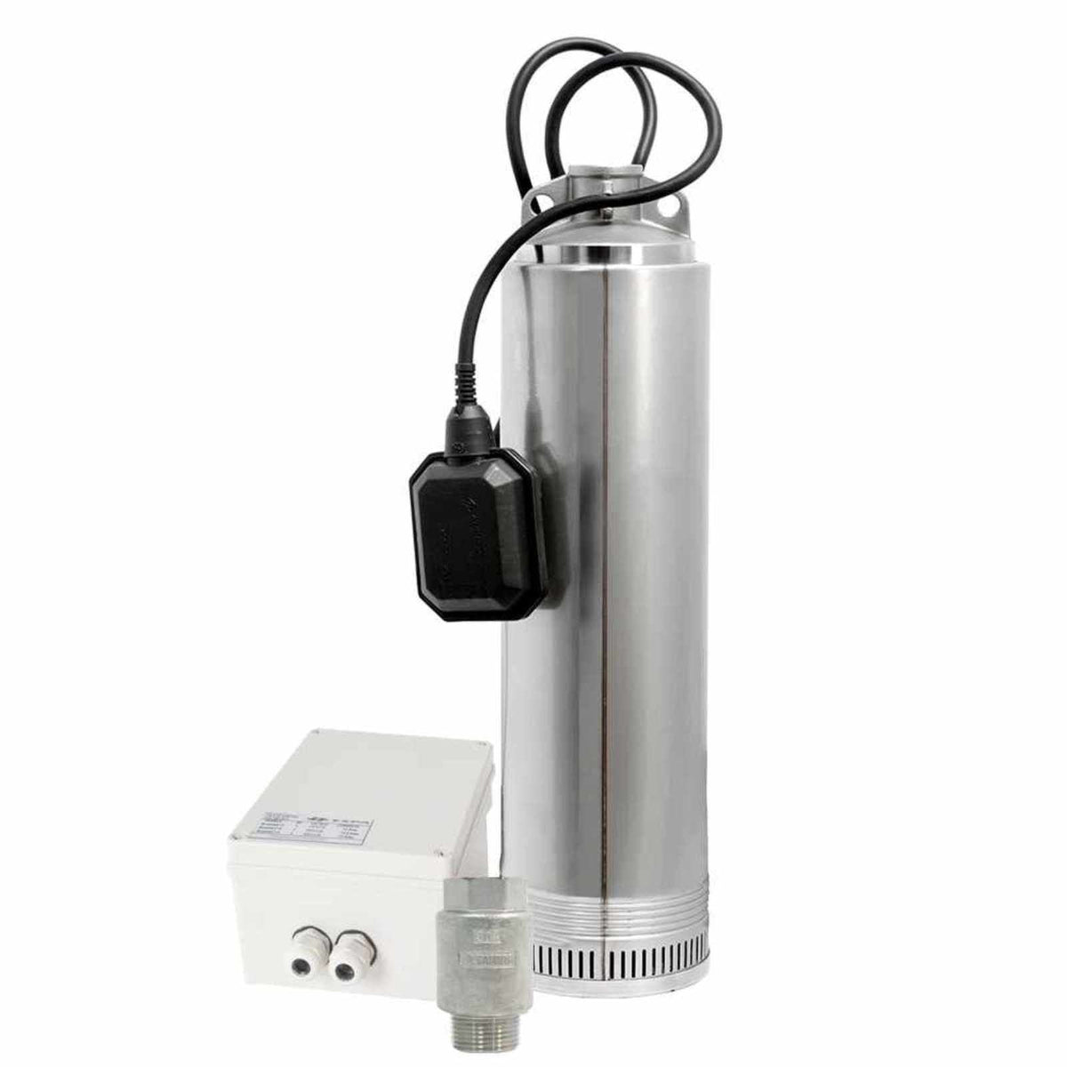 Motobomba sumergible para norias, cisternas y pozos profundos. Modelo: ACUARIA07S-4/115A