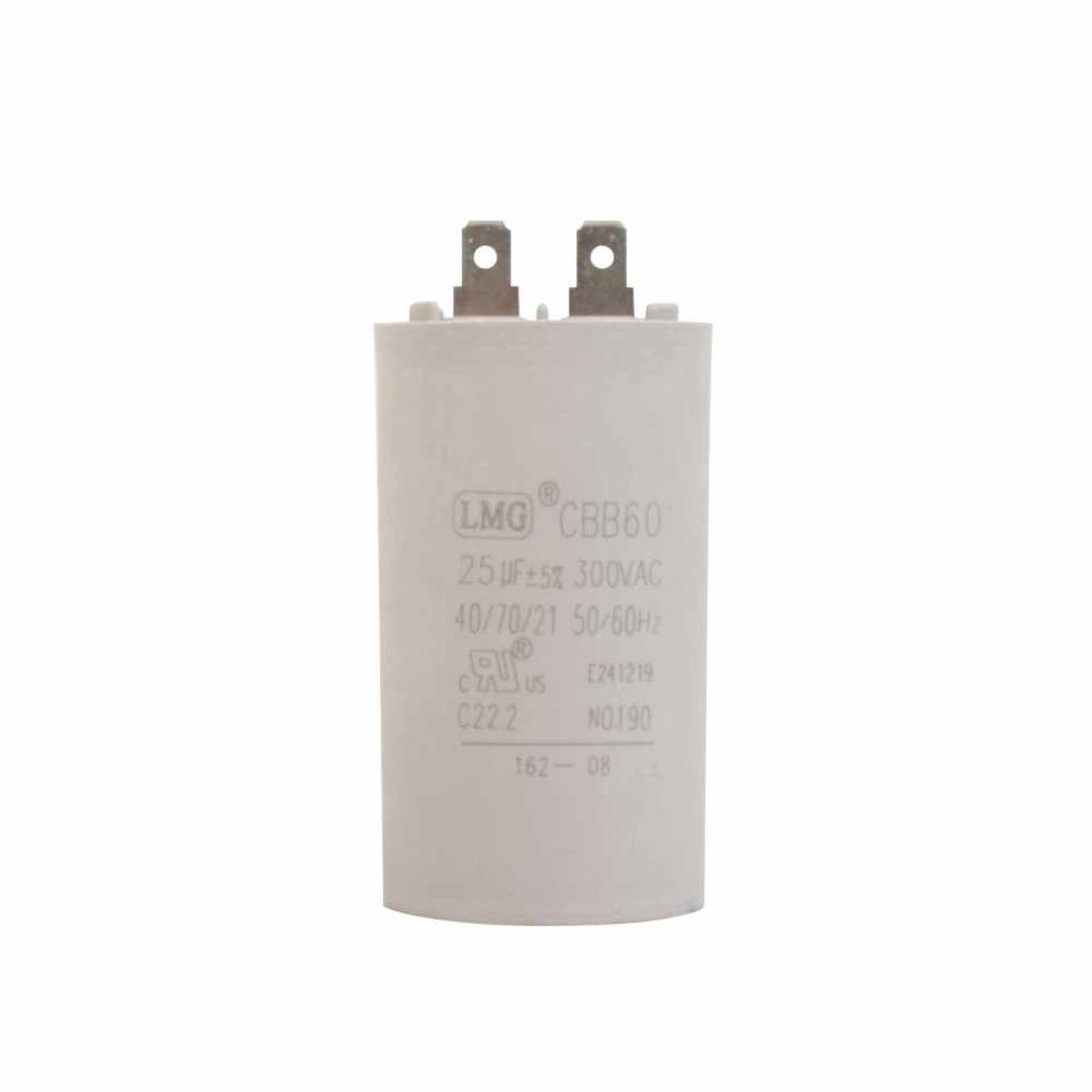 Capacitor 25MF ±5%, 300V, para las bombas FIX10E, STEP60. Modelo: AQ/CAP25UF