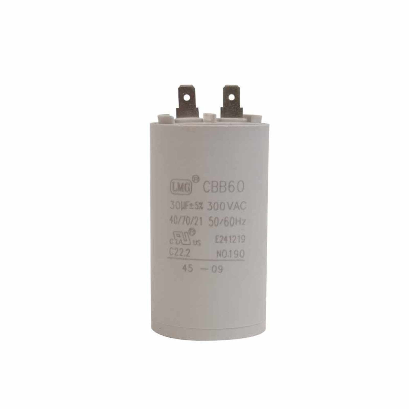 Capacitor 30MF ±5%, 300V, para las bombas FIX15E, STEP80. Modelo: AQ/CAP30UF