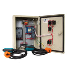 Arrancador a tensión plena con interruptor termomagnético y protecciones DST. Modelo: ATPIT15440/DST