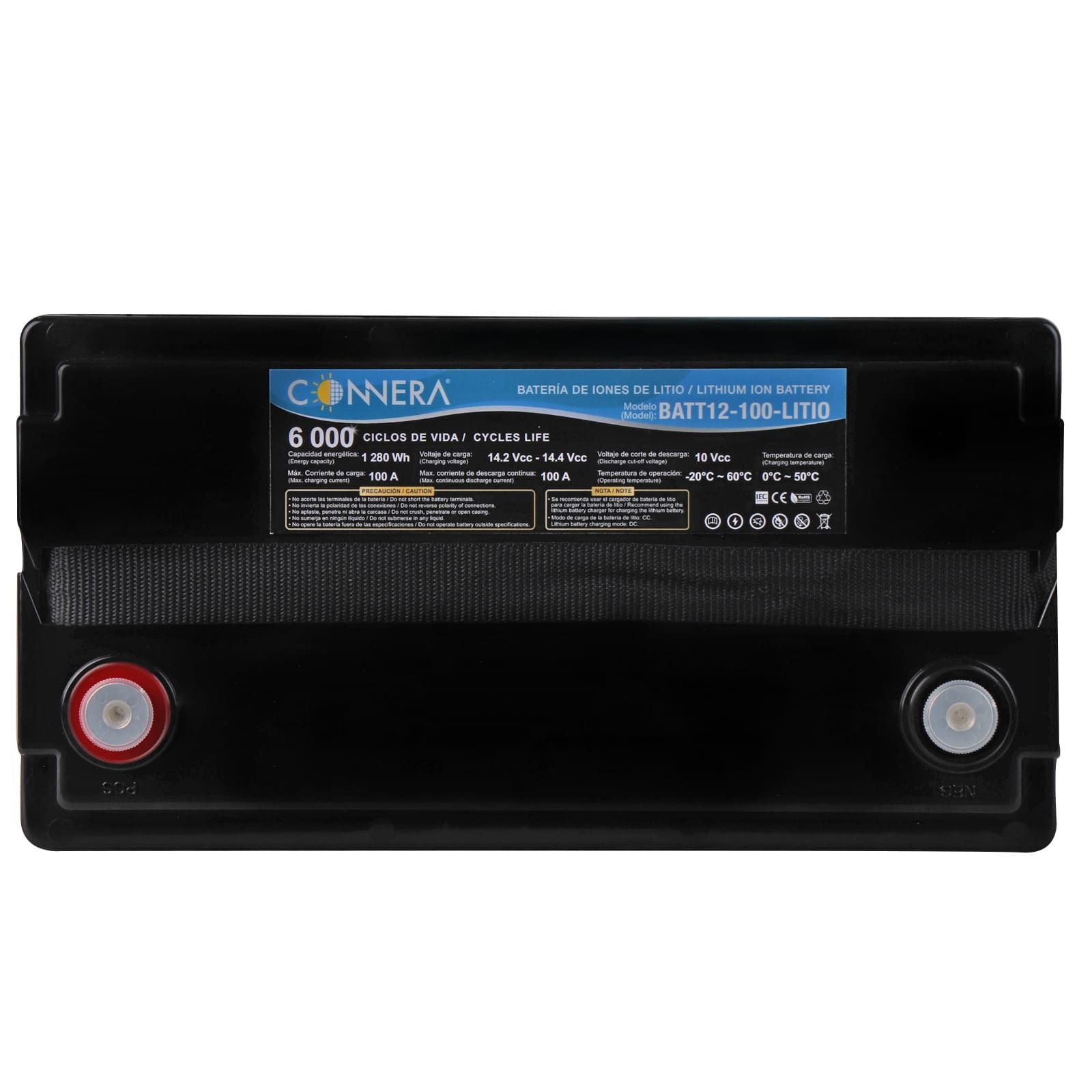 Batería de LITIO LifePO₄. Modelo: BATT12-100-LITIO
