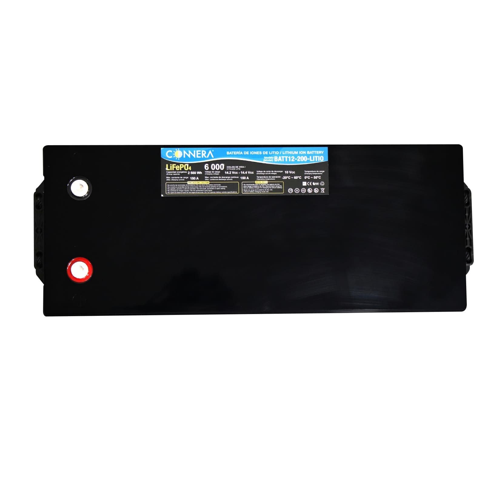 Batería de LITIO LiFePO₄. Modelo: BATT12-200-LITIO