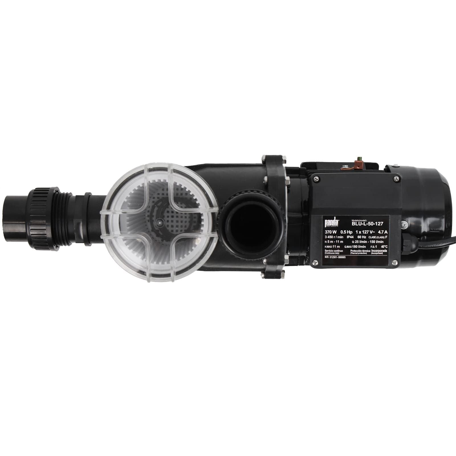 Motobomba para piscina. Modelo: BLU-L-50-127