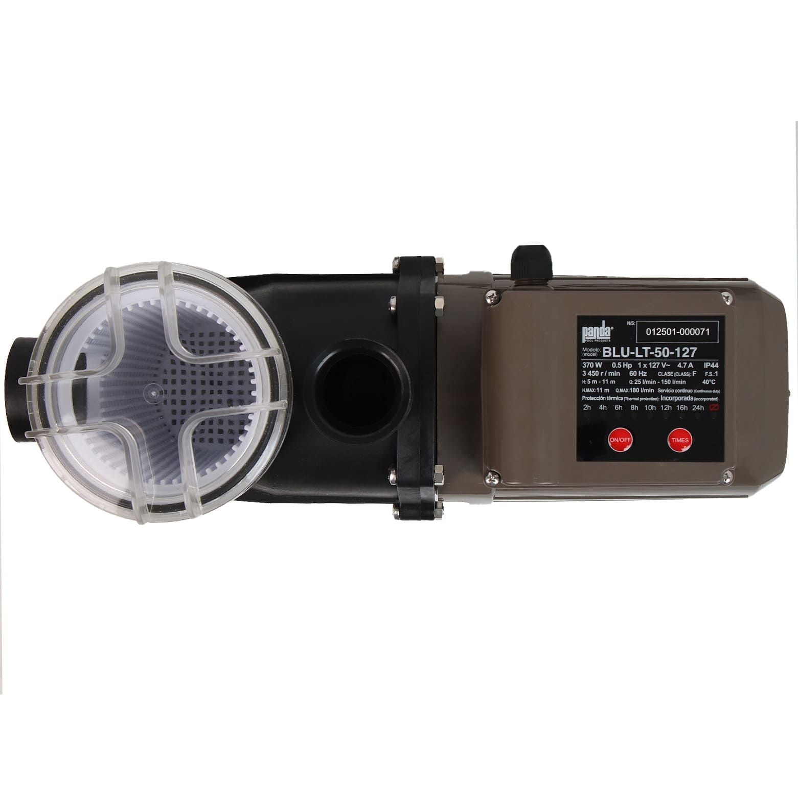 Motobomba para piscina. Modelo: BLU-LT-50-127