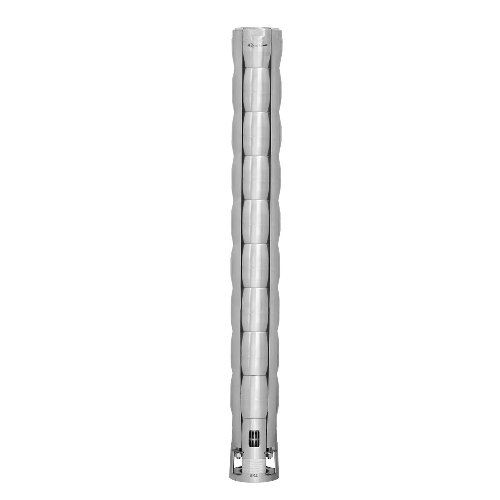 AQUA PAK Modelo BRZ15 R500-16 — Bomba sumergible para pozo profundo y agua limpia 50 HP 6"