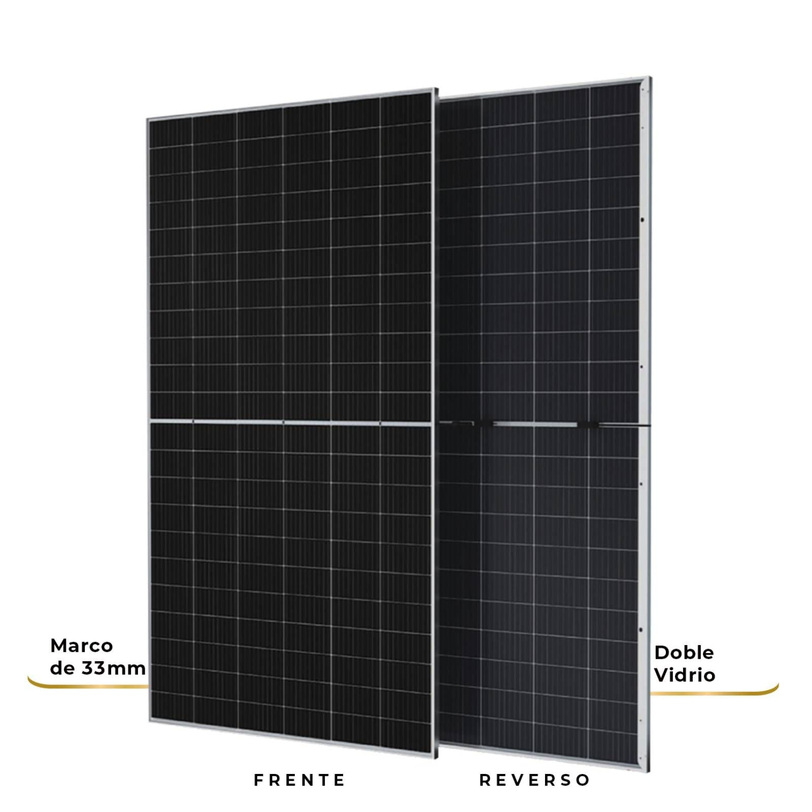 Panel Solar bifacial tipo N 720 Watts. Modelo: CONNERA-720BFC (Pedido Min. 33 pz)