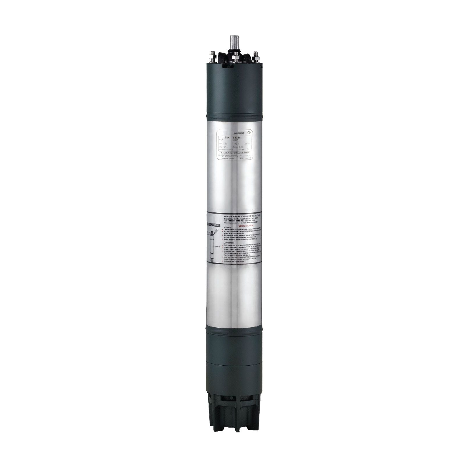 COVERCO Modelo MOTORC6-303230 — Motor sumergible rebobinable 30 HP 6"