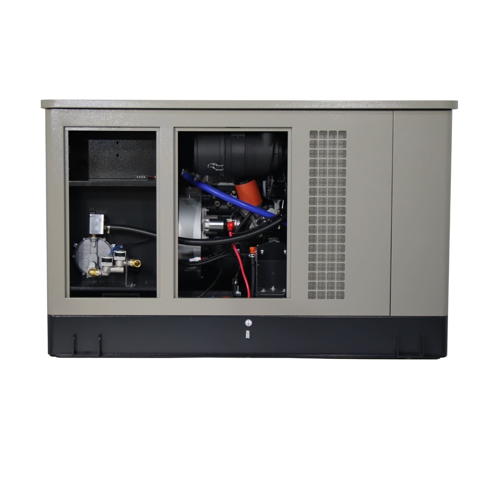 Generador electrico estacionario a gas de 30 kW. ENERWELL. Modelo: EGXPRO-30KW-AT