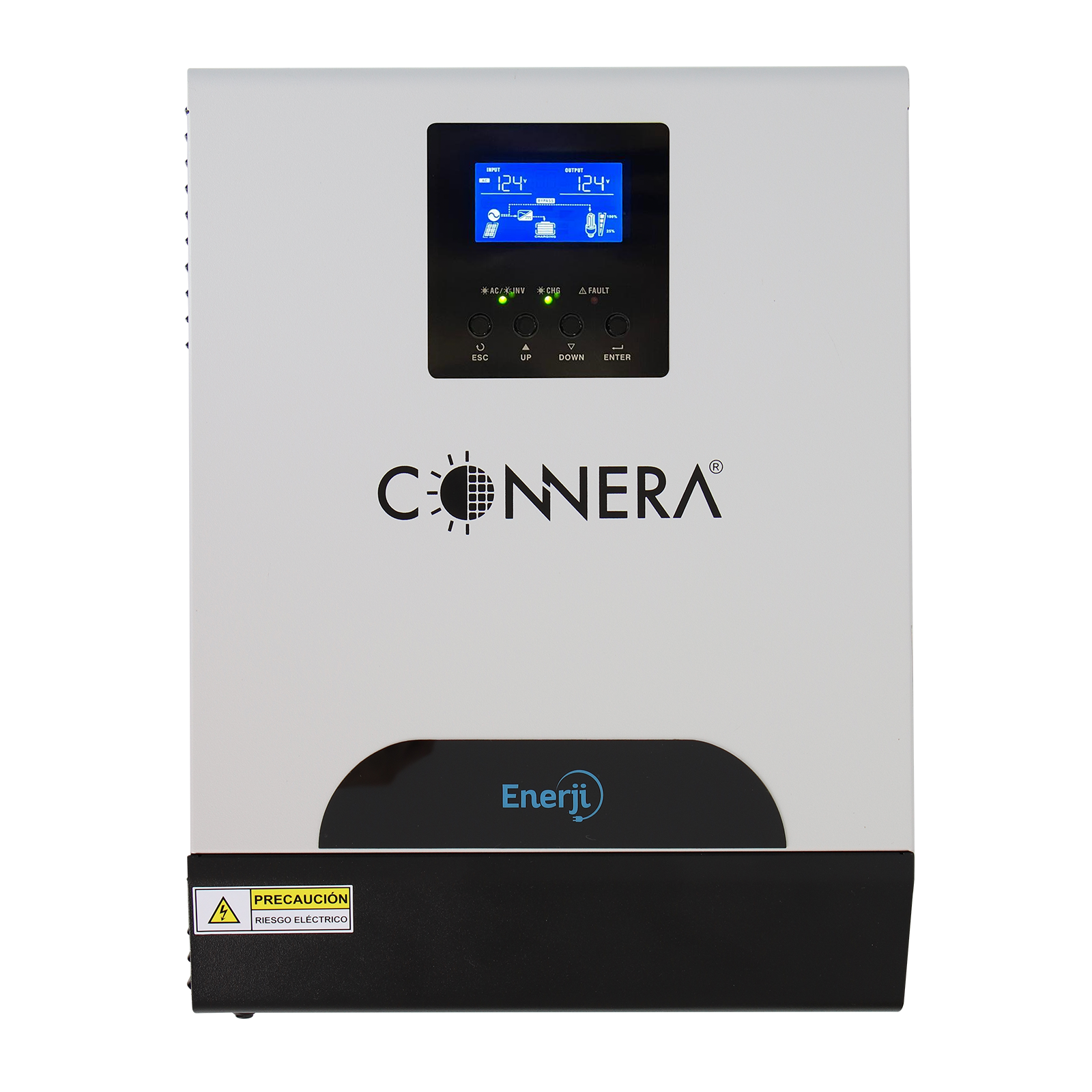 Inversor multifuncional para sistemas aislados. Modelo: ENERJI1000-12V/120
