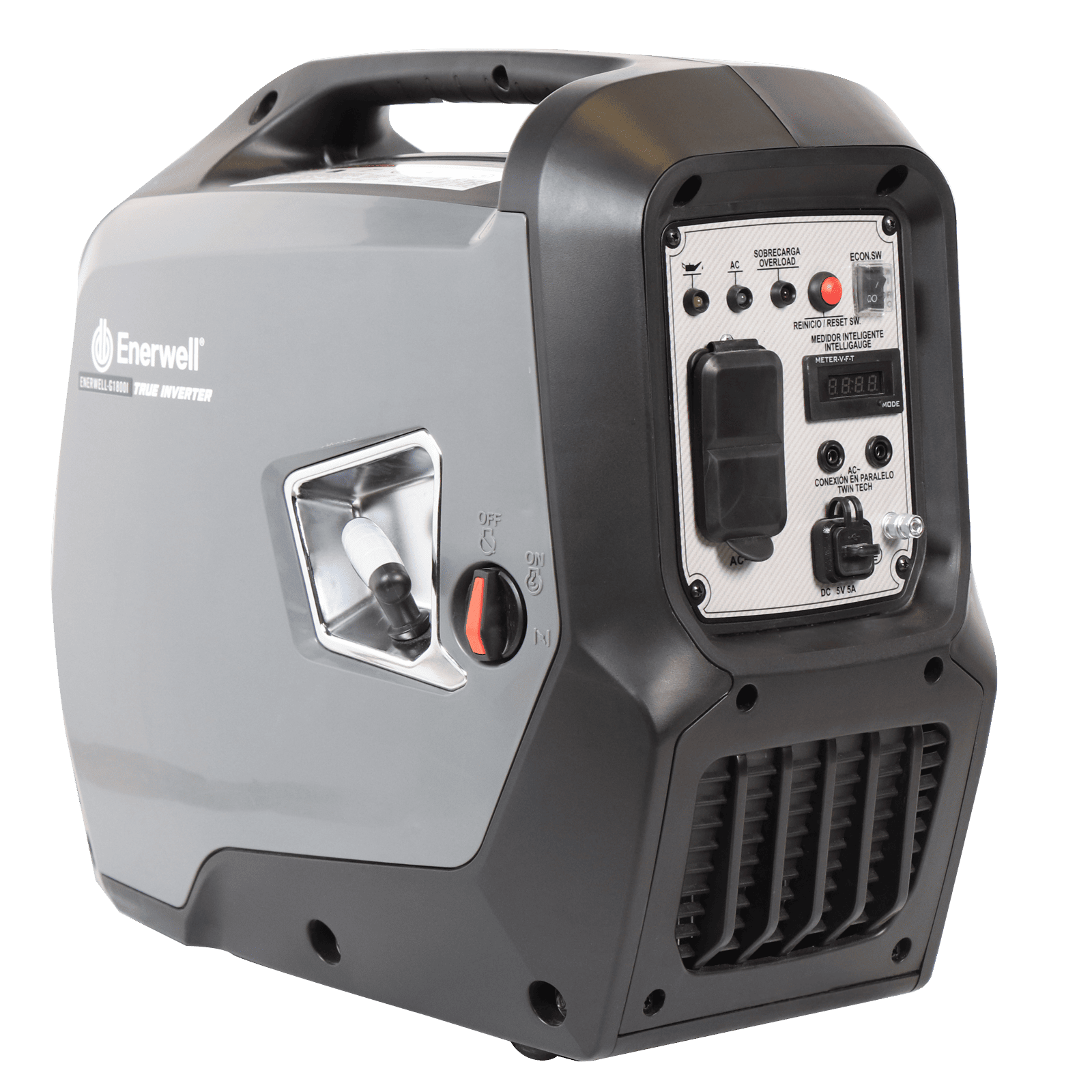 Generador portátil a gasolina (True Inverter). Modelo: ENERWELL-G1800I