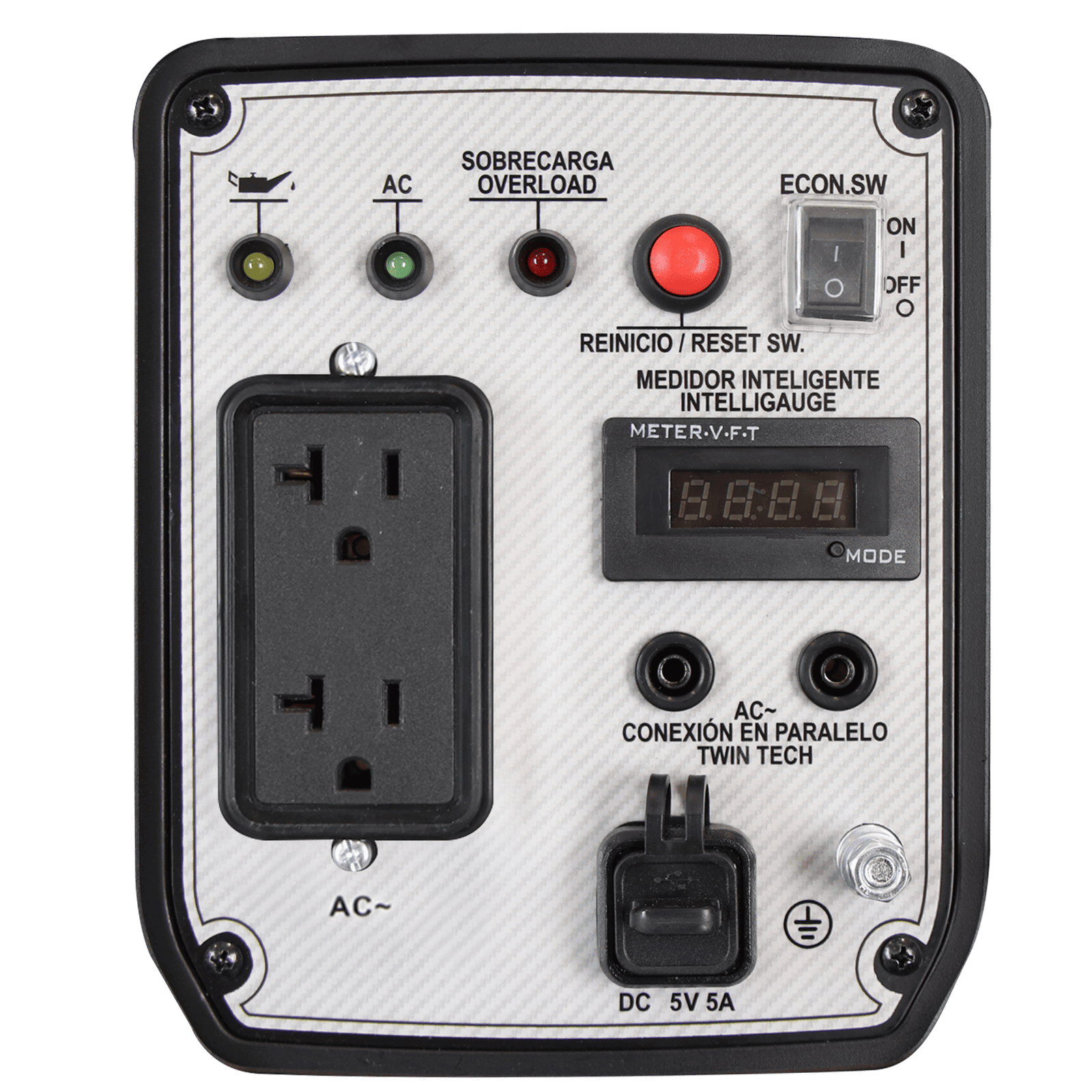 Generador portátil a gasolina (True Inverter). Modelo: ENERWELL-G1800I
