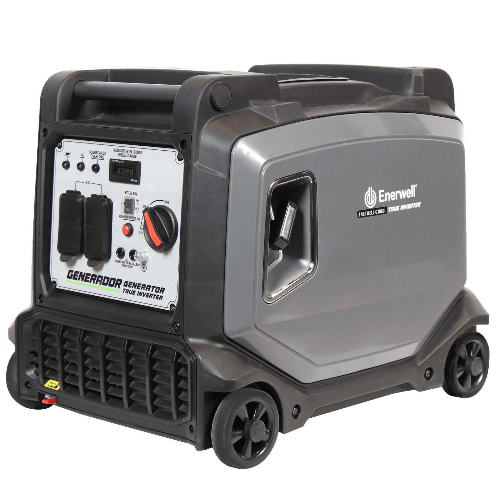 Generador portátil a gasolina (True Inverter). Modelo: ENERWELL-G3000I