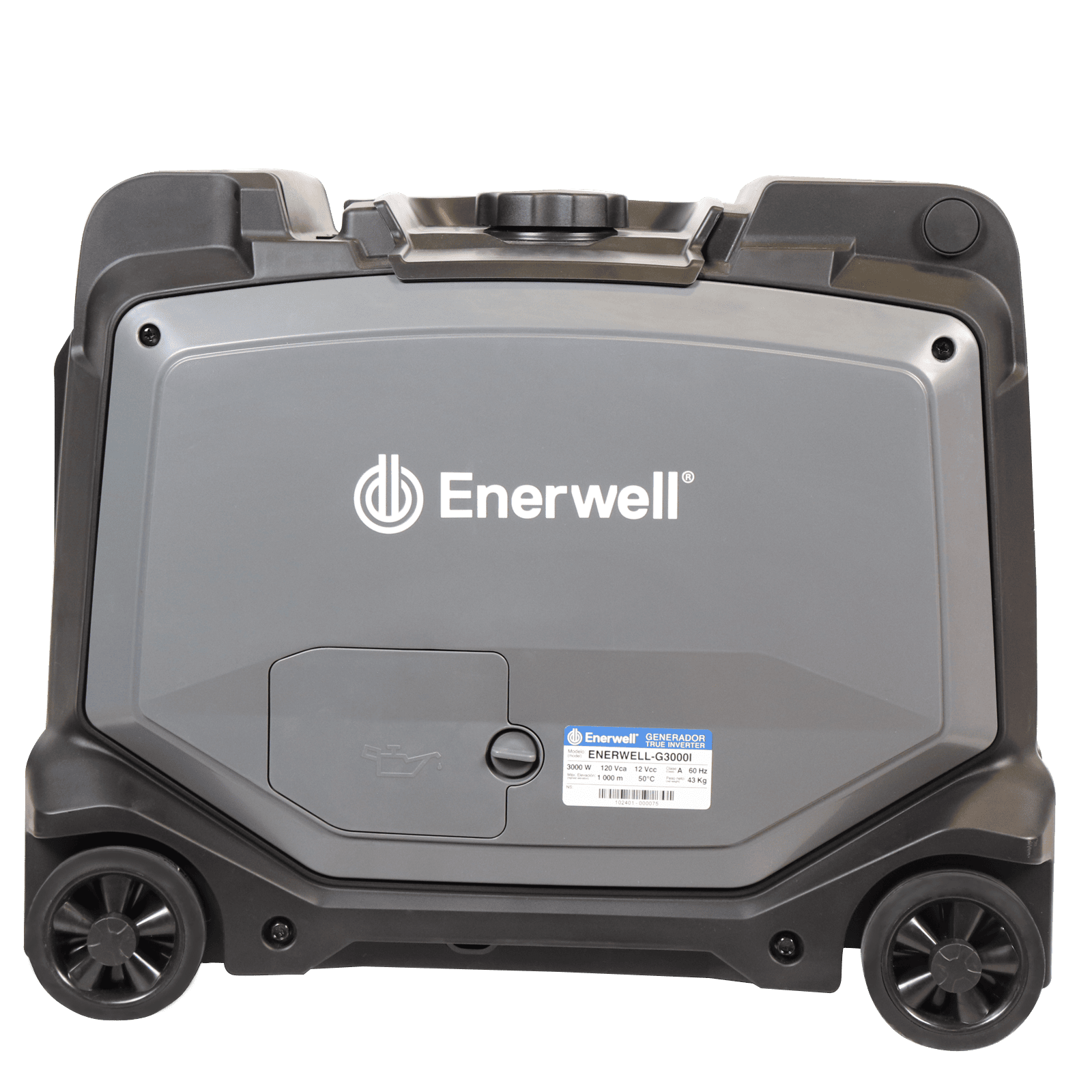 Generador portátil a gasolina (True Inverter). Modelo: ENERWELL-G3000I