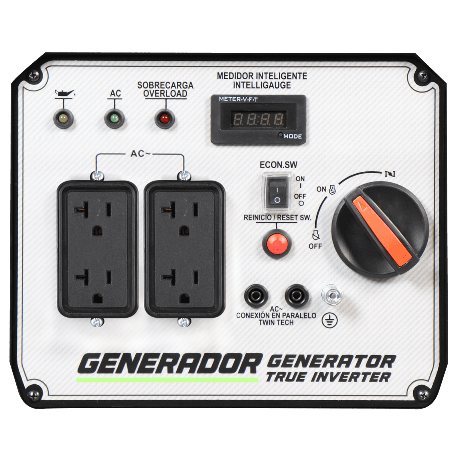 Generador portátil a gasolina (True Inverter). Modelo: ENERWELL-G3000I