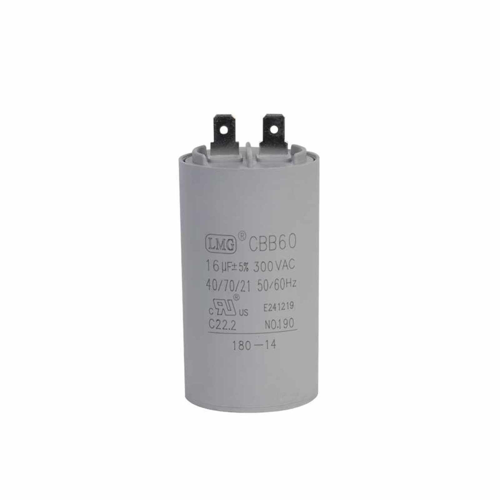 Capacitor 16MF ±5%, 300V, para la bomba FIX05E. Modelo: FIX05/CAP16UF