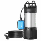 AQUA PAK Modelo KANKIPLUS44A-1127 — Motobomba sumergible para agua limpia 3/4 HP 6"