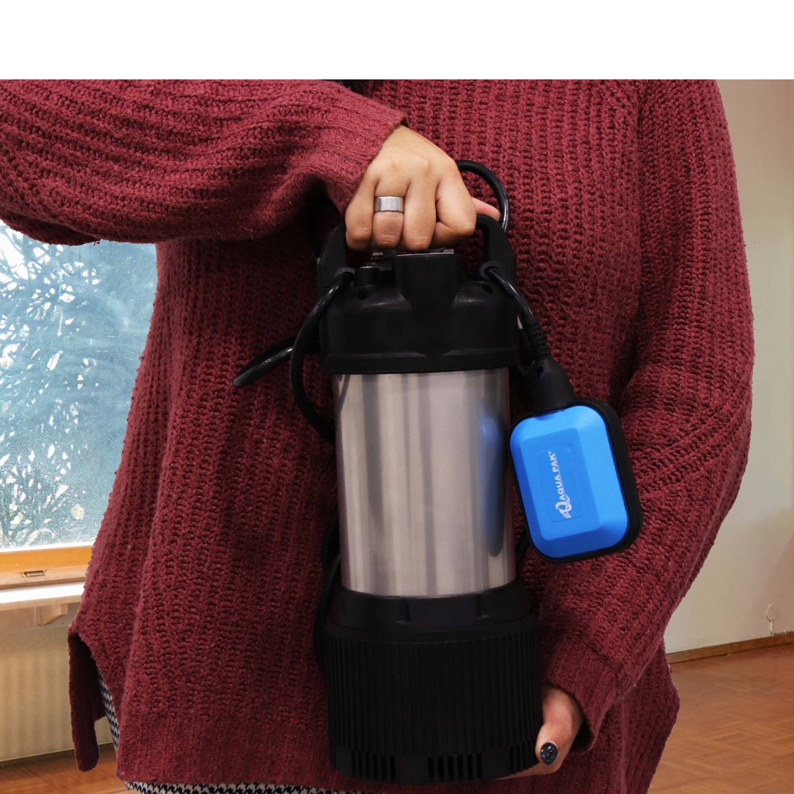 AQUA PAK Modelo KANKIPLUS44A-1127 — Motobomba sumergible para agua limpia 3/4 HP 6"