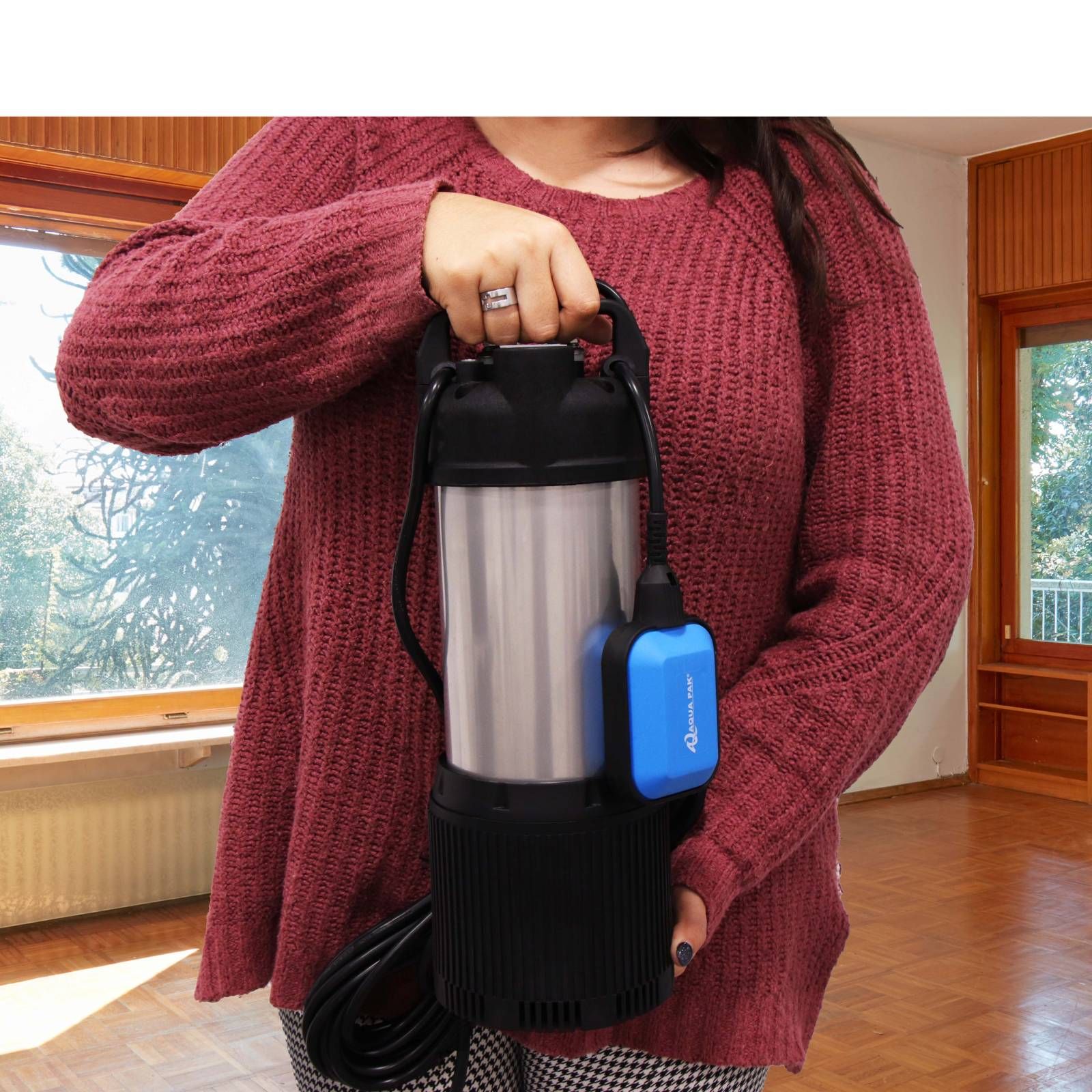 AQUA PAK Modelo KANKIPLUS64A-1127 — Motobomba sumergible para agua limpia 1 HP 6"