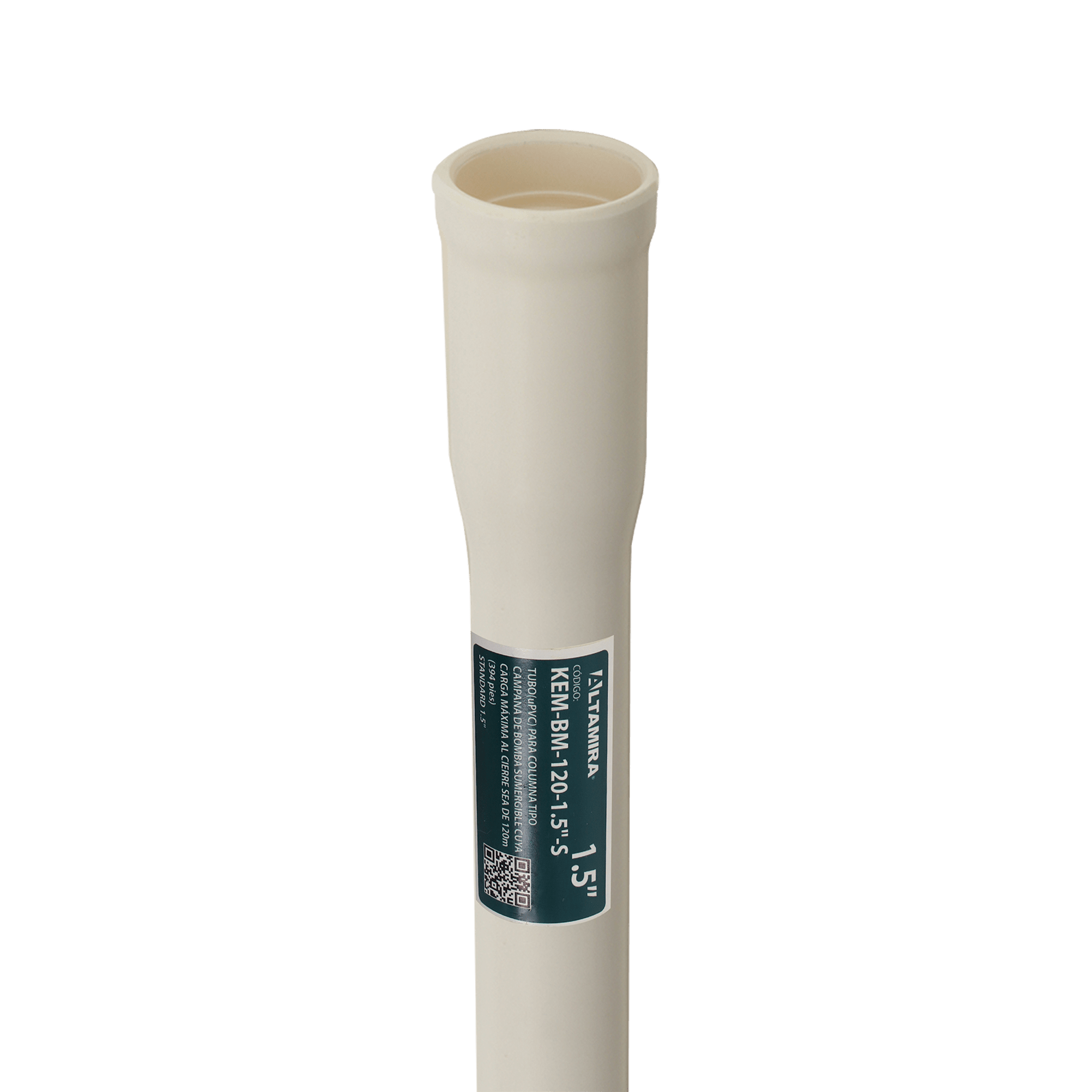 ALTAMIRA Modelo KEM-BM-120-1.5"-S — Tubería para columna 1.5"