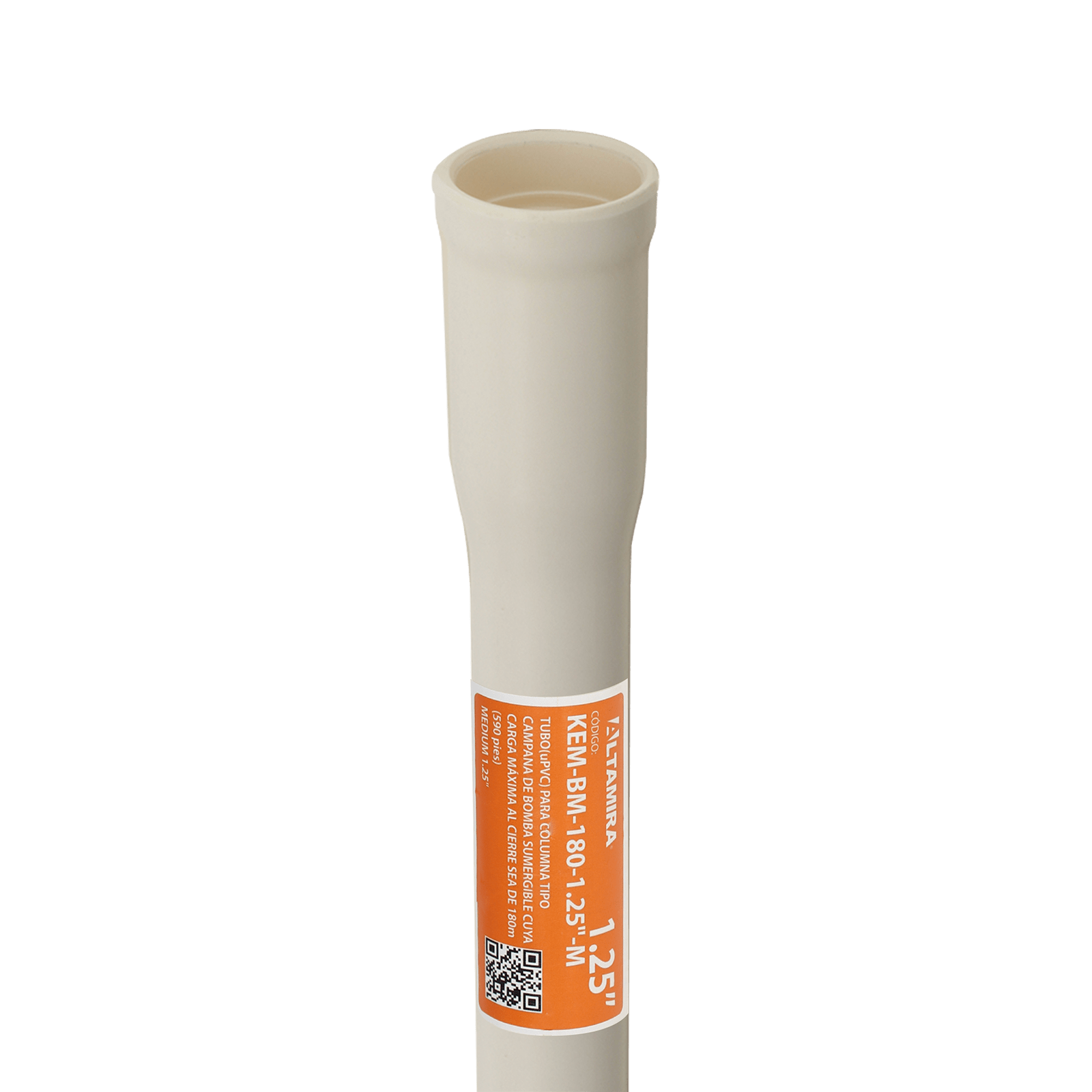 ALTAMIRA Modelo KEM-BM-180-1.25"-M — Tubería para columna 1.25"