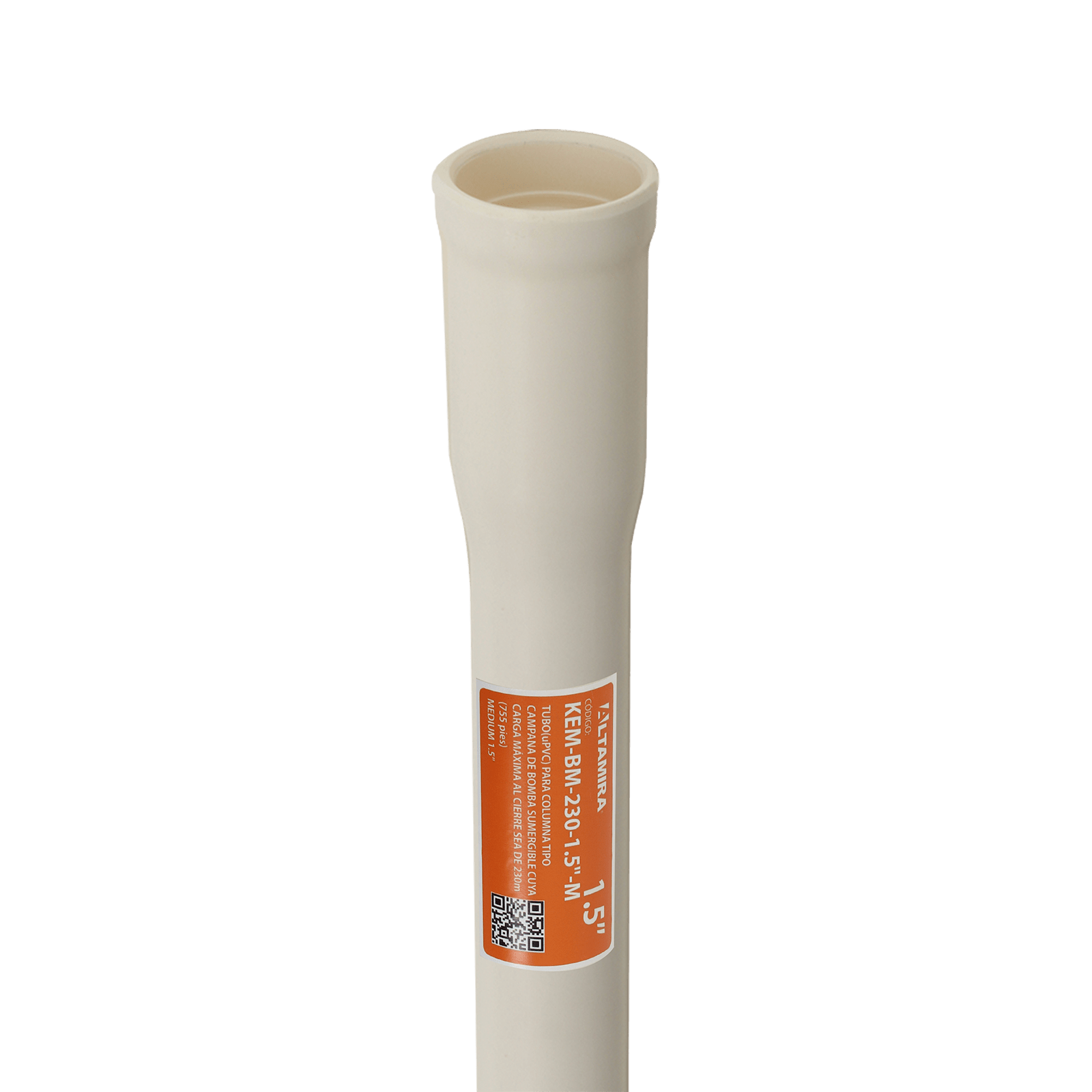 ALTAMIRA Modelo KEM-BM-230-1.5"-M — Tubería para columna 1.5"