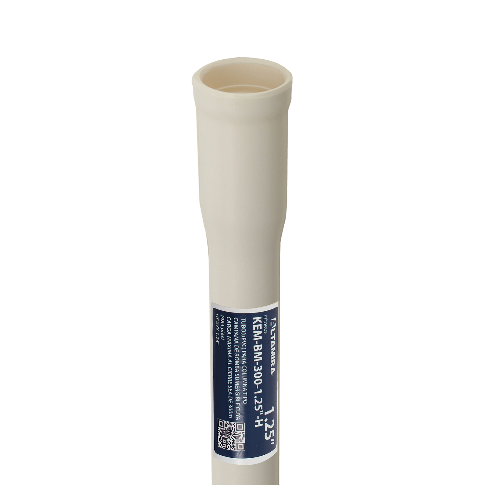 ALTAMIRA Modelo KEM-BM-300-1.25"-H — Tubería para columna 1.25"