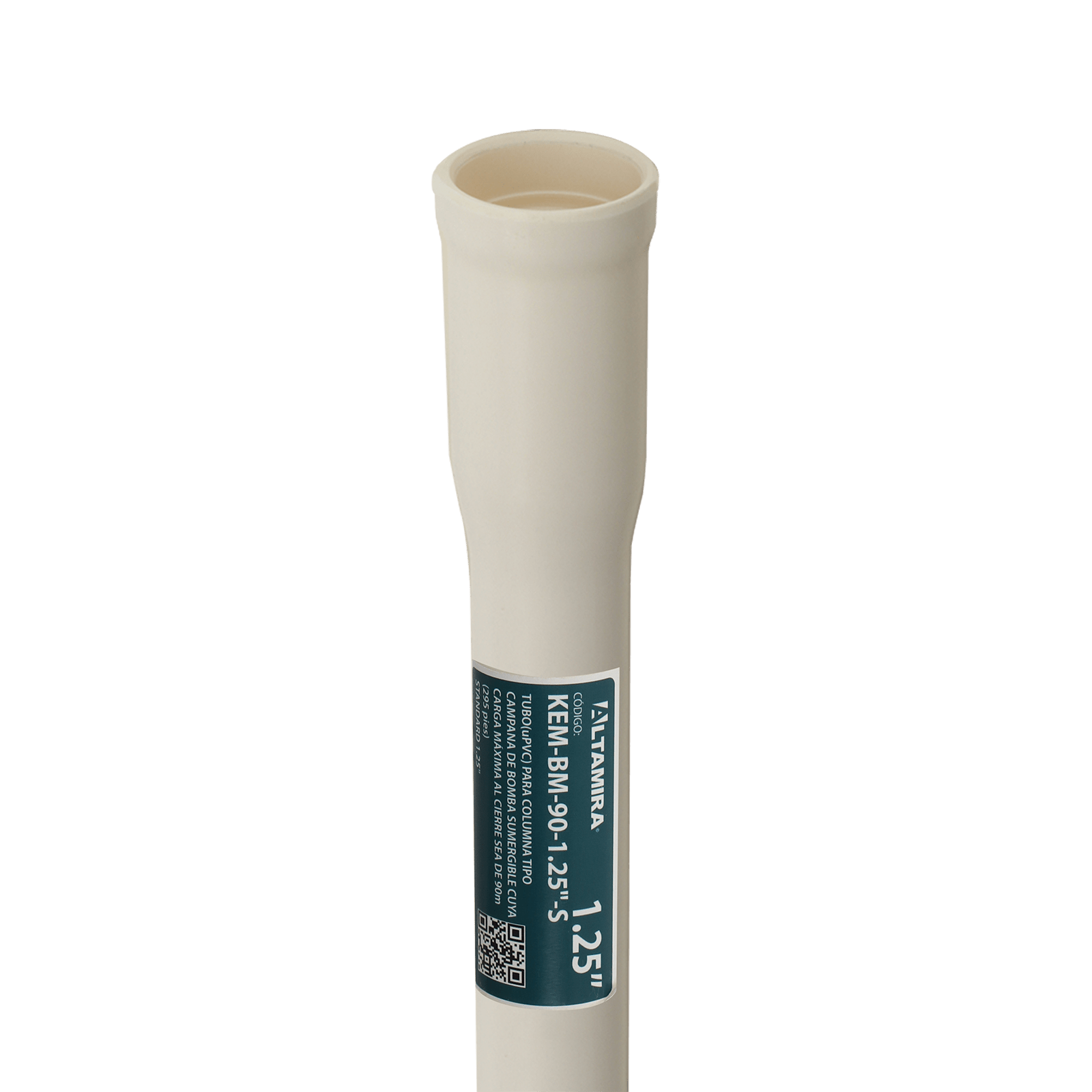 ALTAMIRA Modelo KEM-BM-90-1.25"-S — Tubería para columna 1.25"