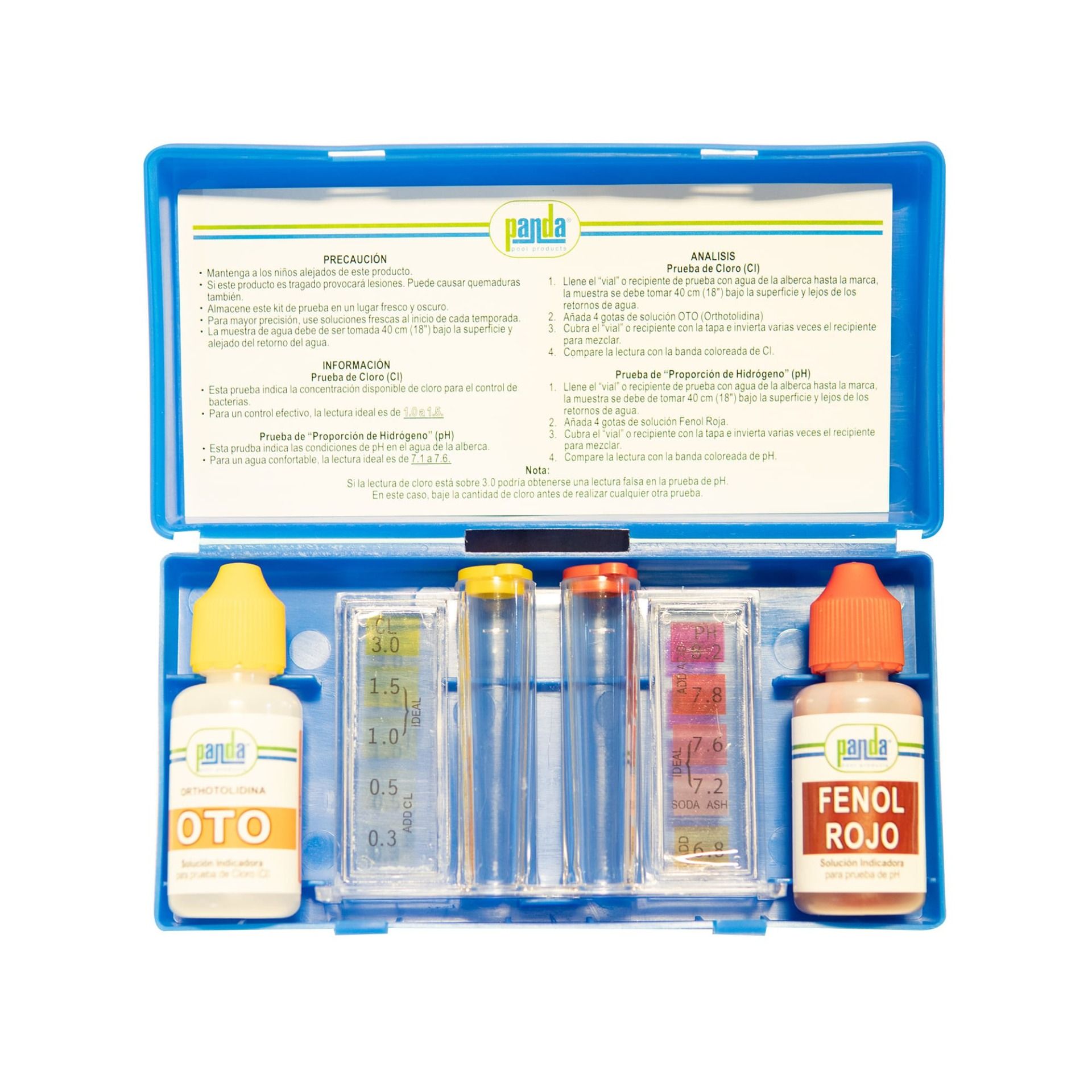 Kit de mantenimiento para piscinas. Modelo: PA-KIT/MTTO-5P-1