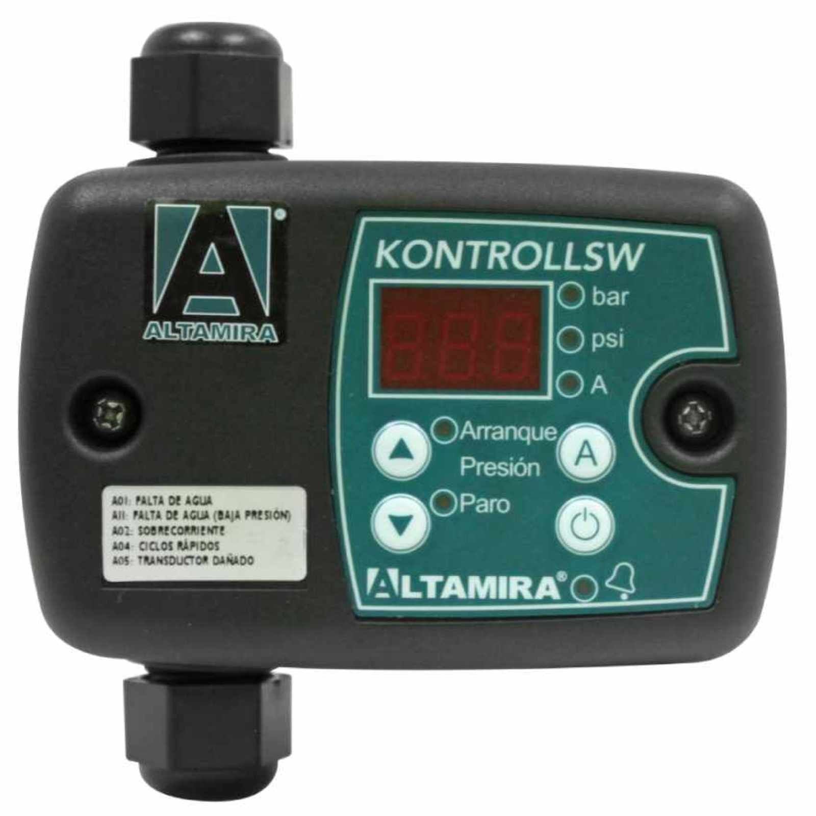 Switch electrónico de protección y control digital. Modelo: KONTROLLSW16M12-23