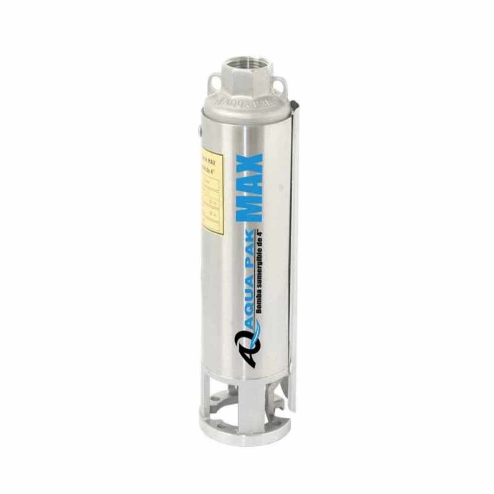 AQUA PAK Modelo M1.5X50-30 — Bomba sumergible para pozo profundo y agua limpia 5 HP 4"