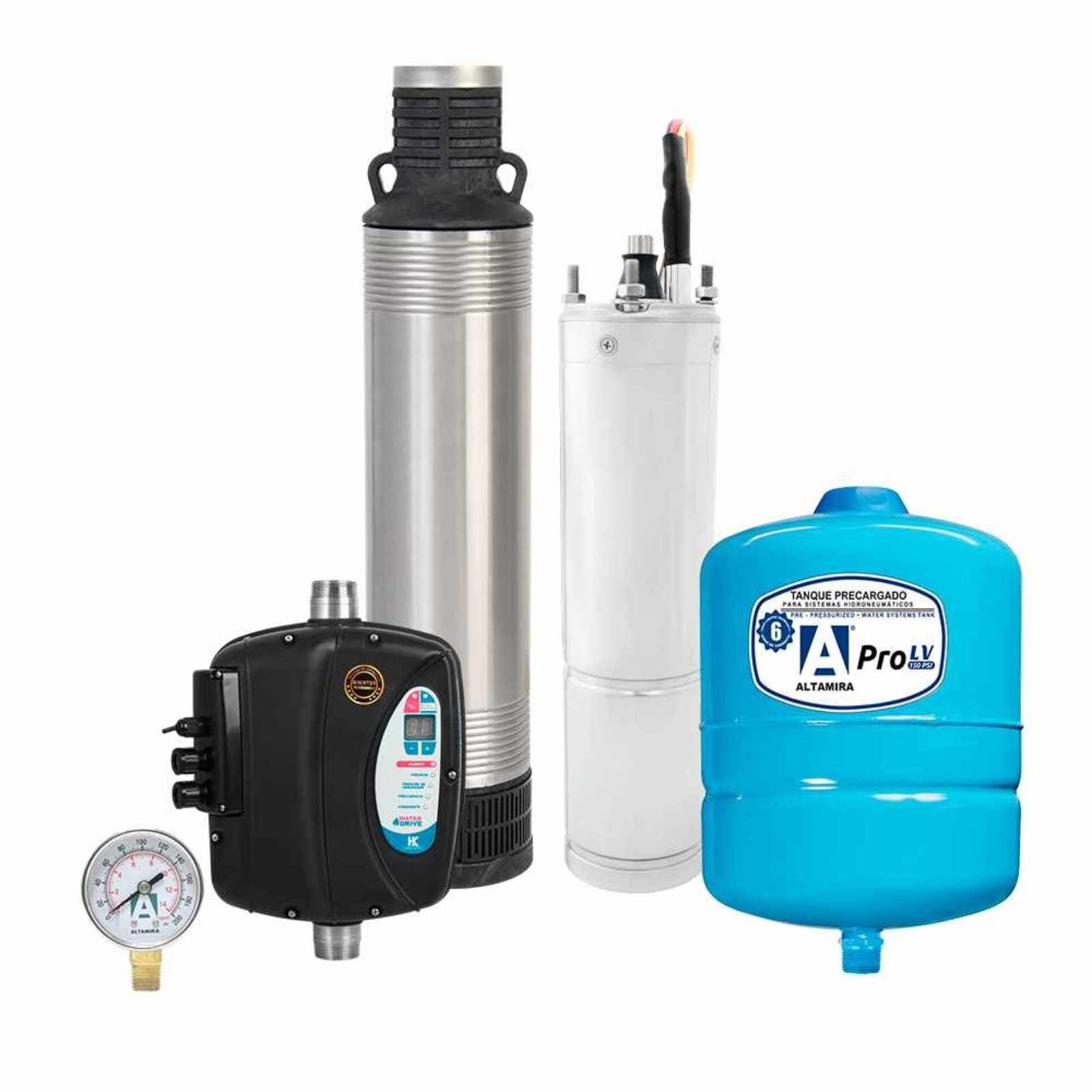 Sistema sumergible de presión constante. Modelo: MAX-P-WDRIVEW80-48