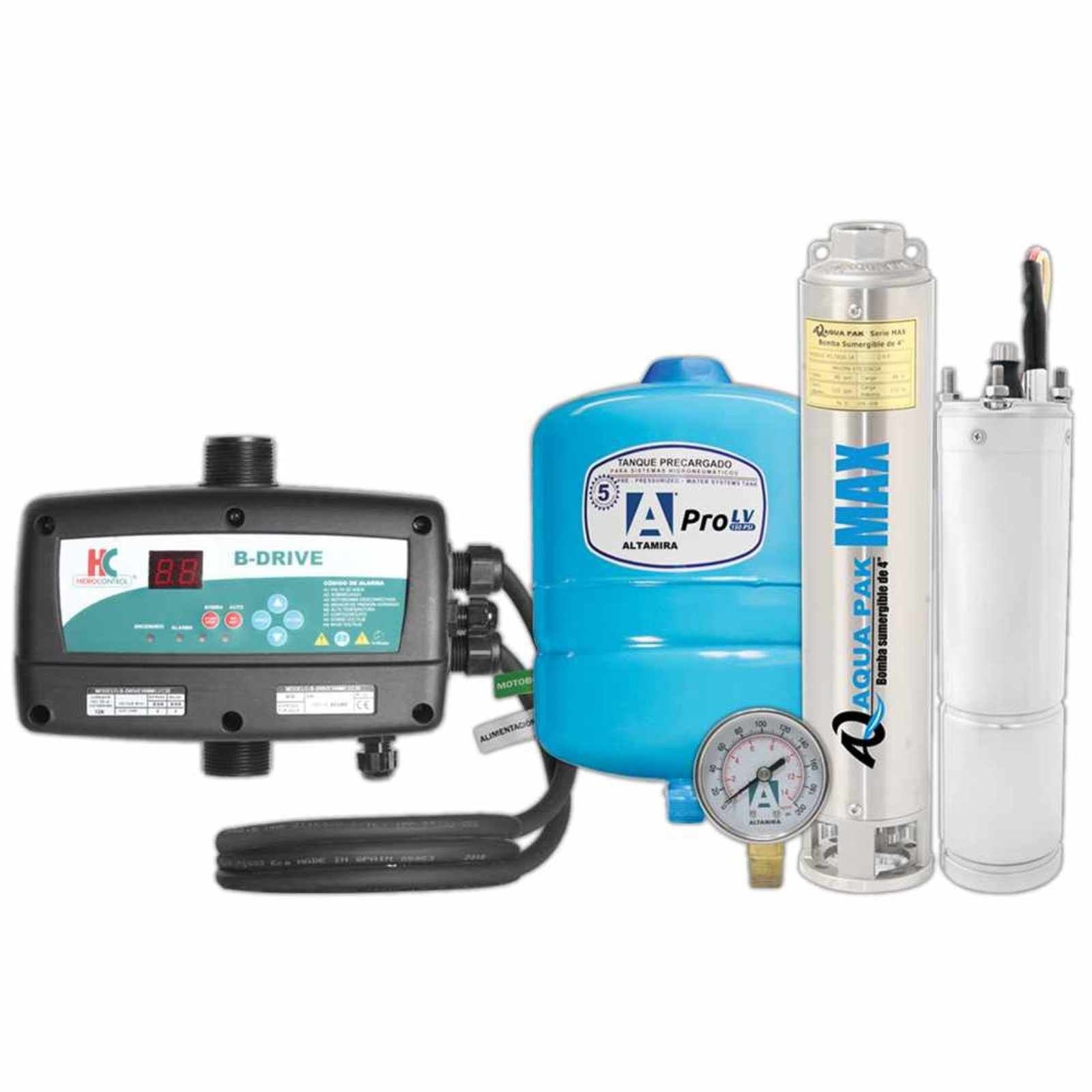 Sistema sumergible de presión constante. Modelo: MAXBDRIVEW125-40