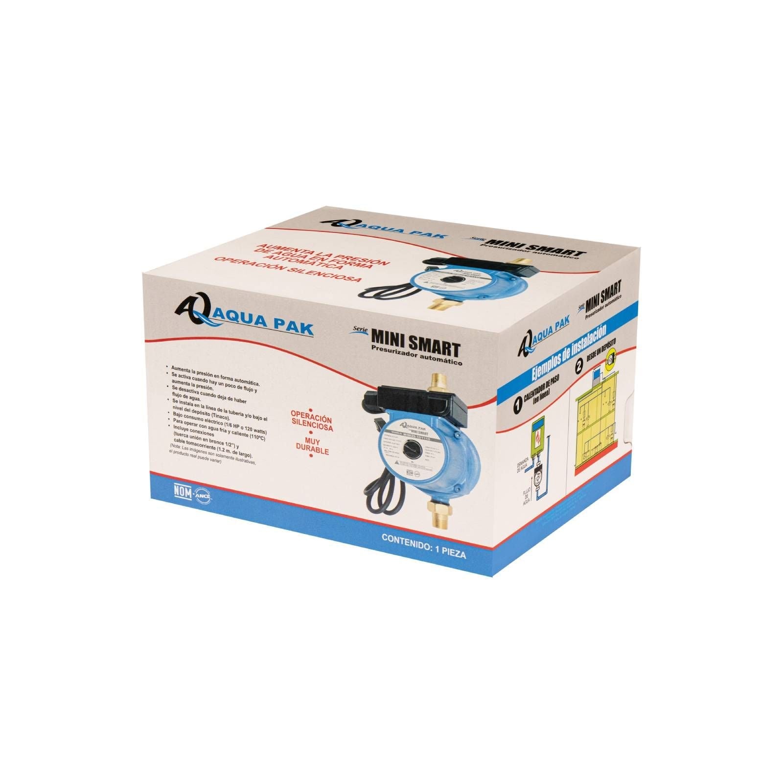 Presurizador individual automático. Modelo: MINI25-10/1115