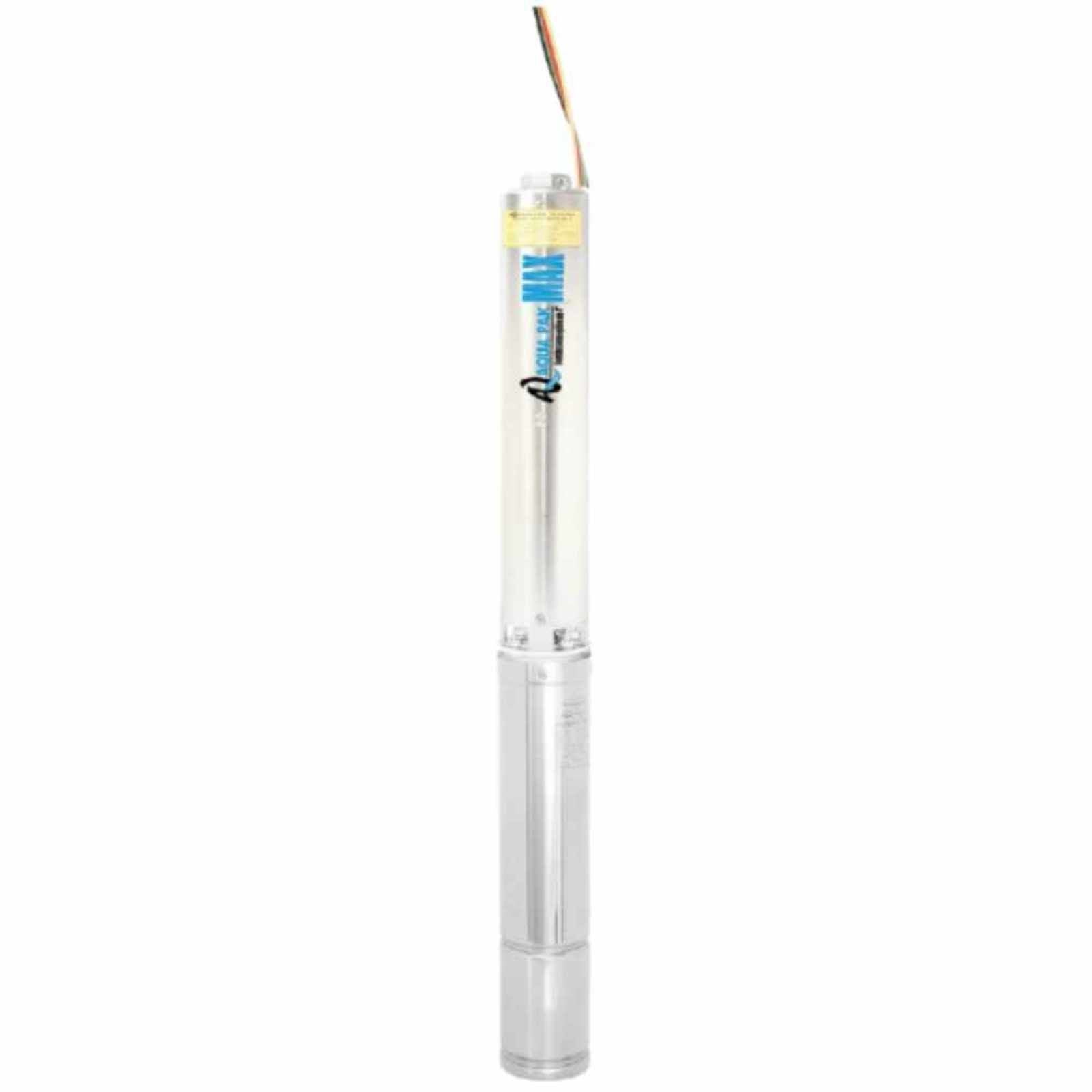 AQUA PAK Modelo MAX10-F/12302H — Motobomba sumergible para agua limpia 1 HP 4"