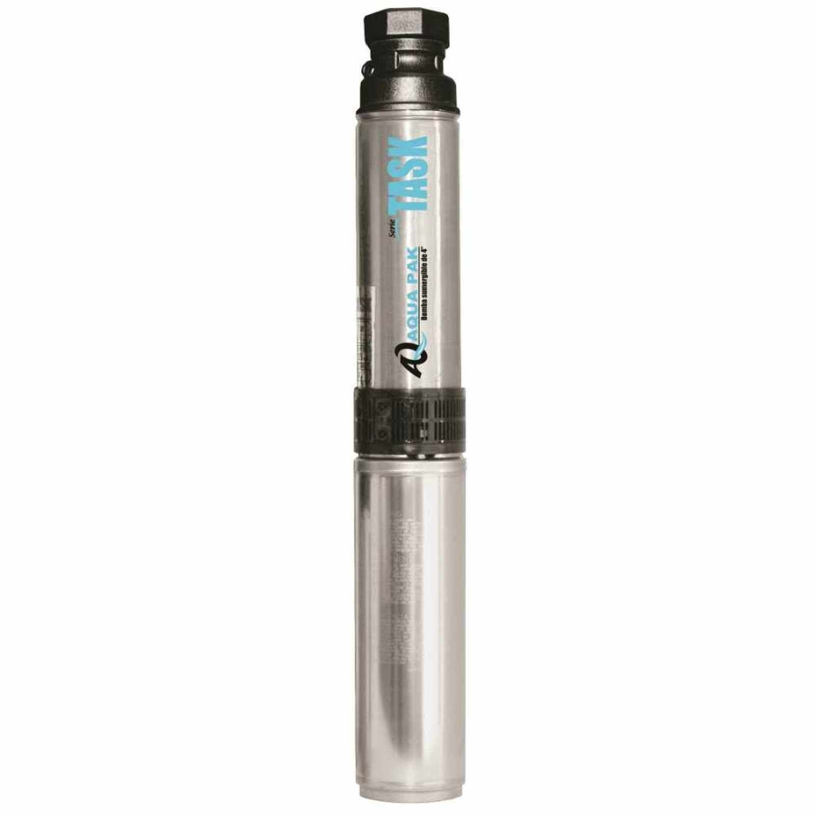 AQUA PAK Modelo TASK10N-F/12303F — Motobomba sumergible para agua limpia 1 HP 4"