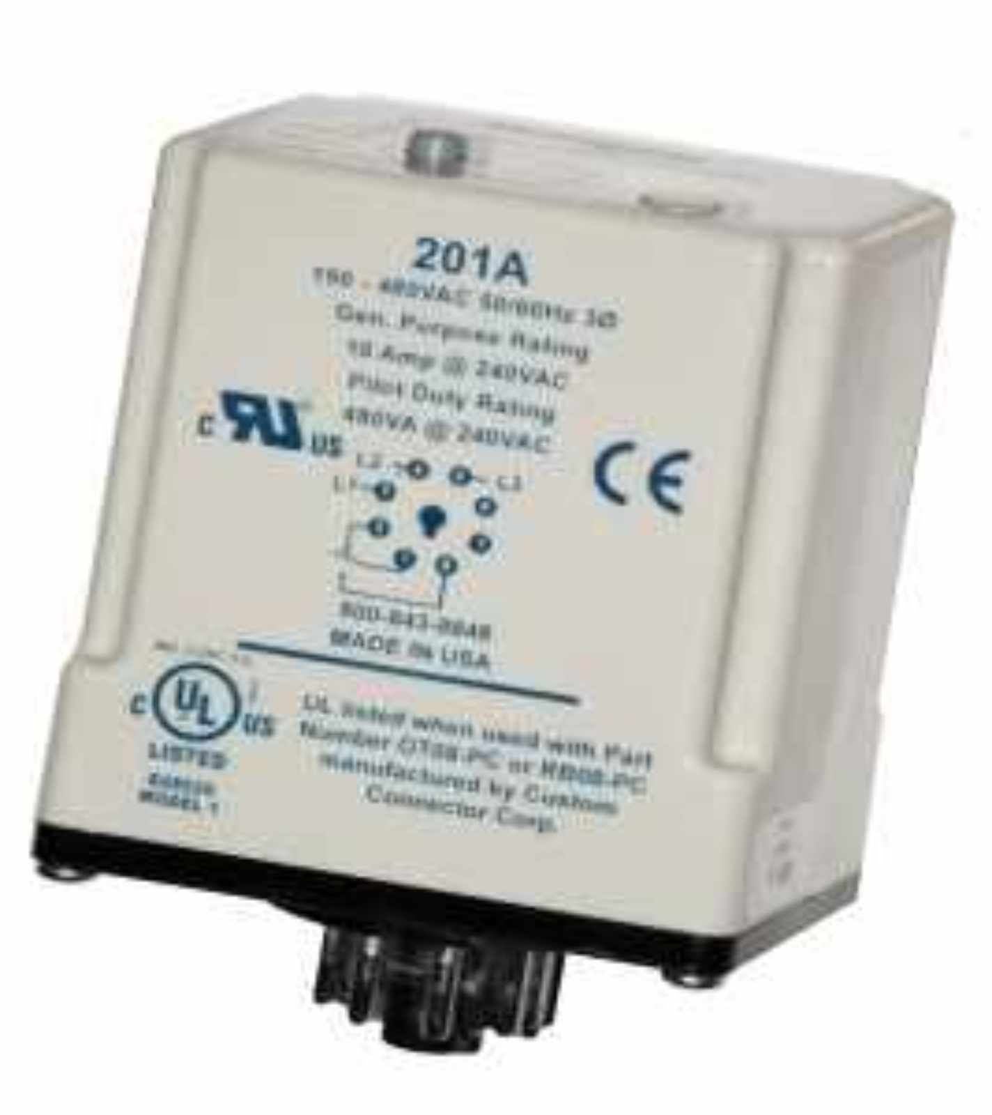 Protección eléctrica para motor trifásico. Modelo: MOTORSAVER201-A