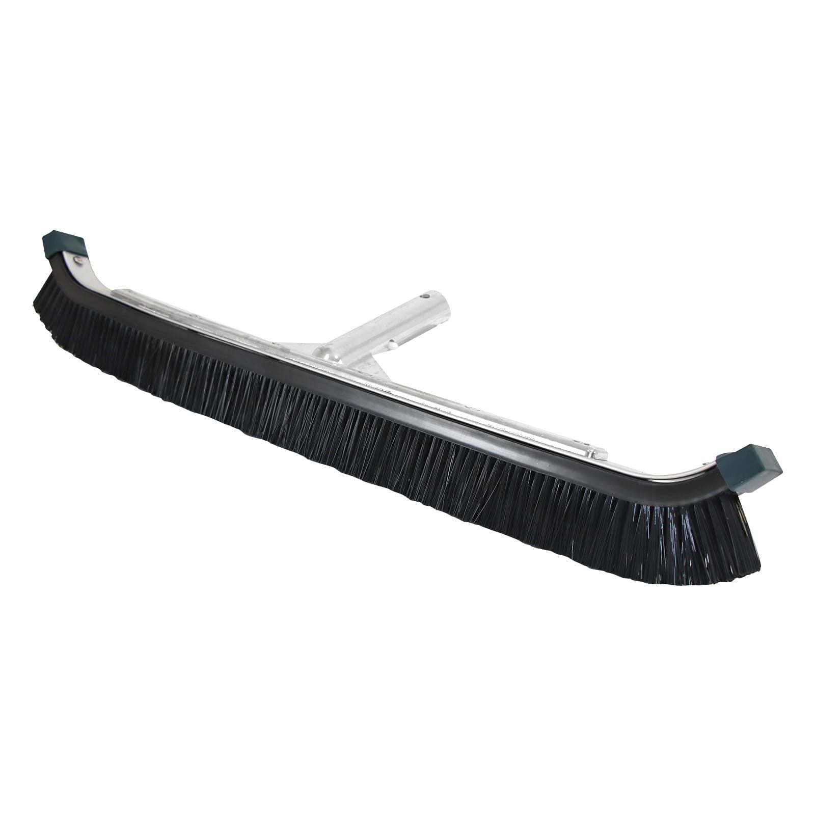 Cepillo para piscinas, curvo de 24 pulgadas, inoxidable. Modelo: PA-CEP-24CU-CN-INX