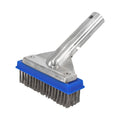 Cepillo recto para piscinas, 5 pulgadas, inoxidable. Modelo: PA-CEP-5RE-CX-INOX