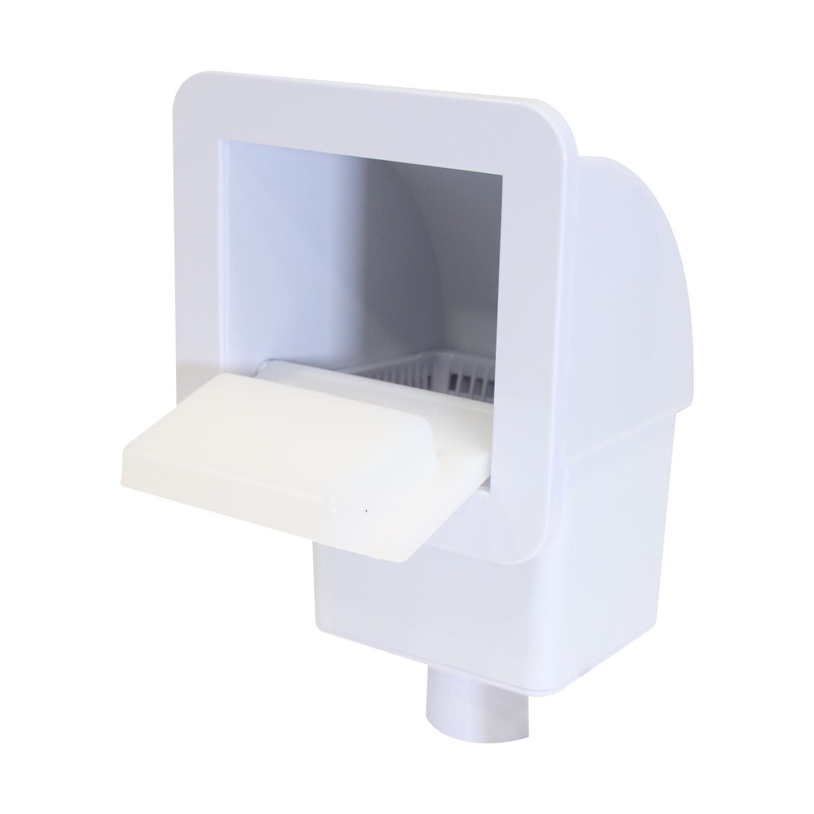 Desnatador de tapa cuadrada con canastilla para piscina. Modelo: PA-DESN-PBC1-SPA